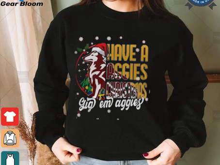 They Hate Us Because They Ain’t Us Texas A&M Aggies Mascot Christmas Shirt