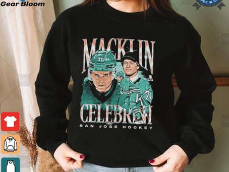 Macklin celebrini san jose vintage shirt