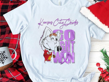 Official Kansas City Chiefs Tackle Pancreatic Cancer Go Fight Win Shirt