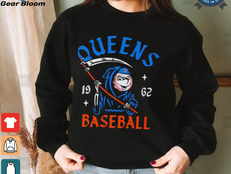 New York Mets Mr. Met Reaper Queens baseball 1962 shirt