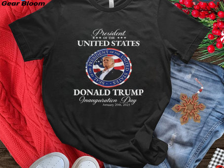 Official President Of The United States Donald Trump Inauguration Day January 20th, 2025 Shirt
