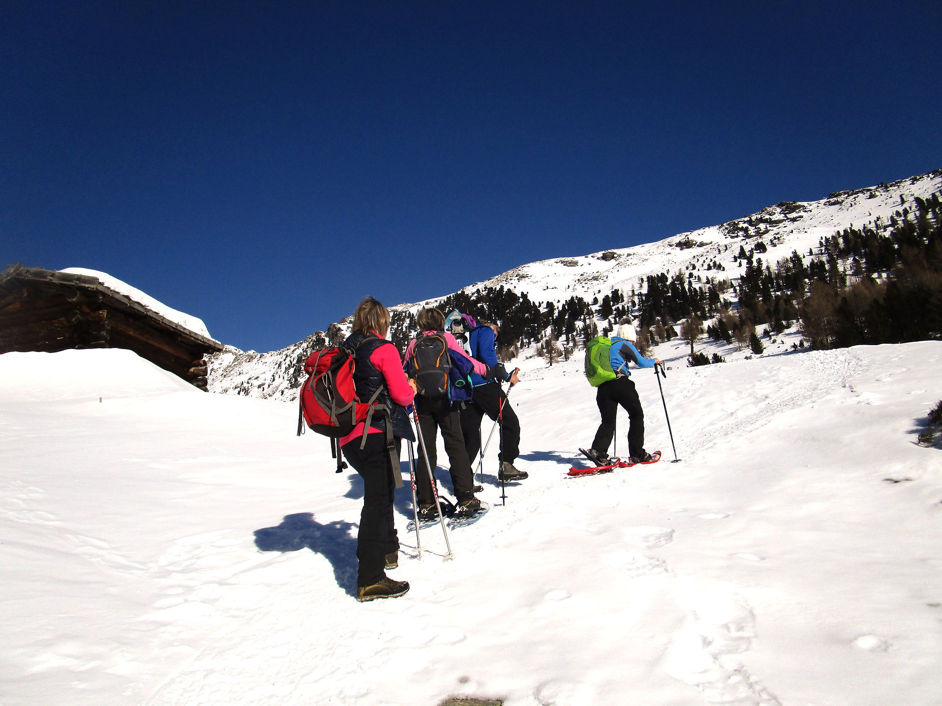 Schneeschuhwandern in der Tuferalm