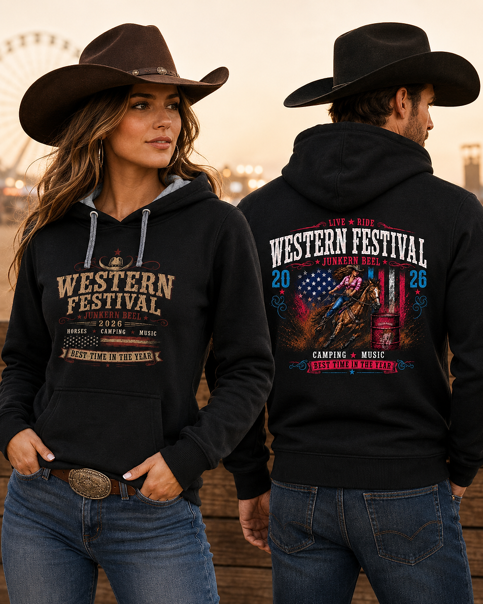 Miniaturbild: Western Festival Junkern Beel 2026 Hoodie