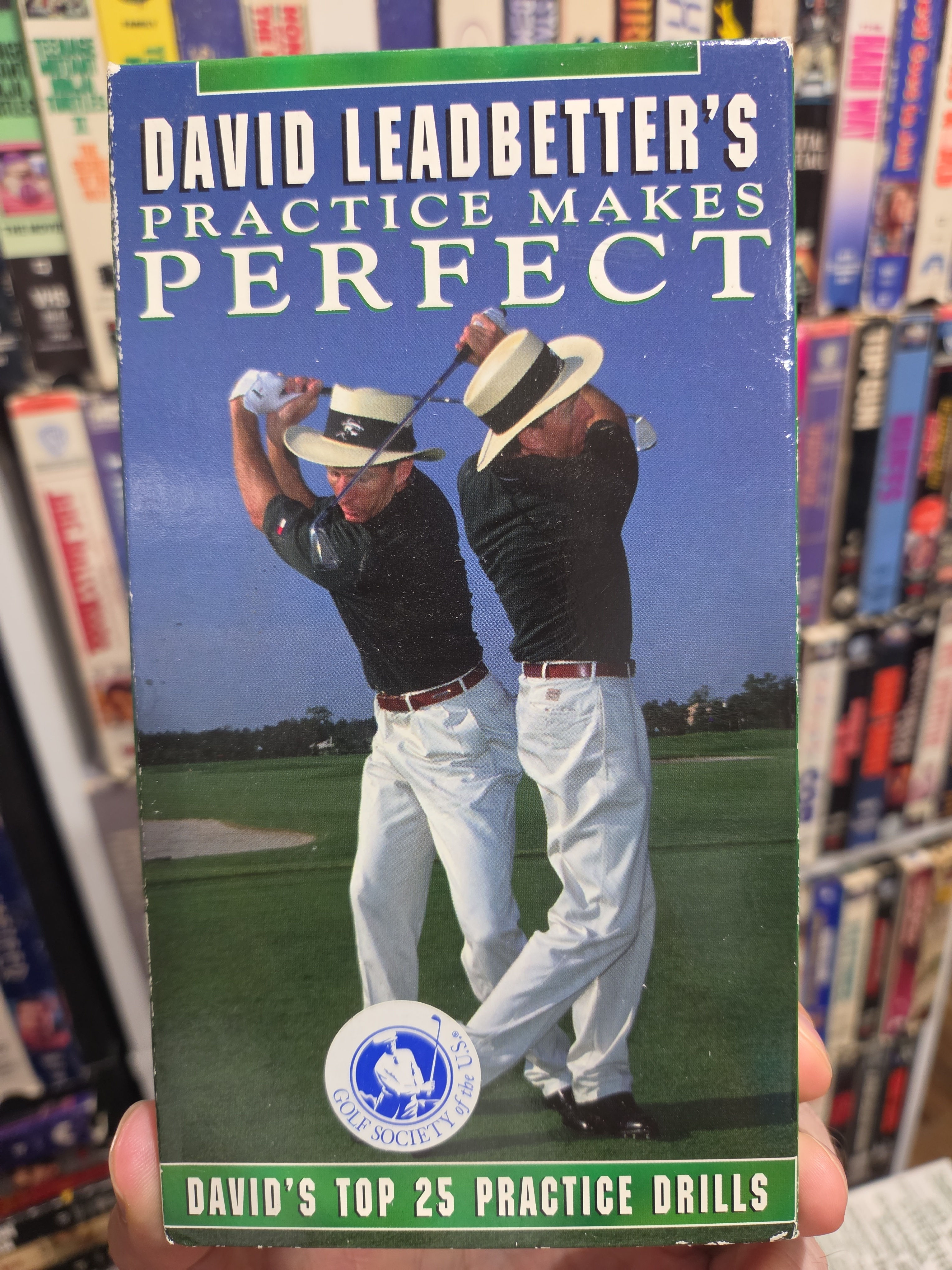 Practice Makes Perfect David Leadbetter Golf 1996 VHS NON RENTAL