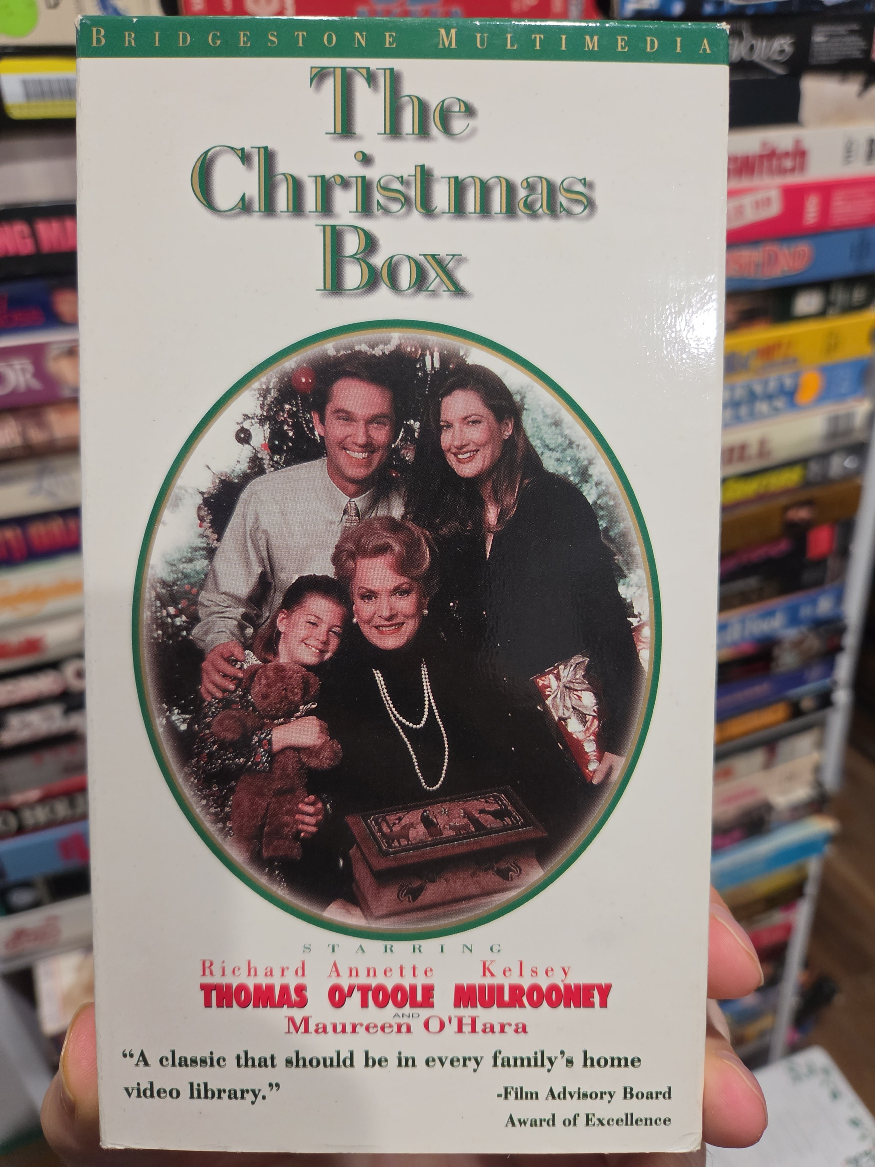 The Christmas Box 1995 VHS NON RENTAL