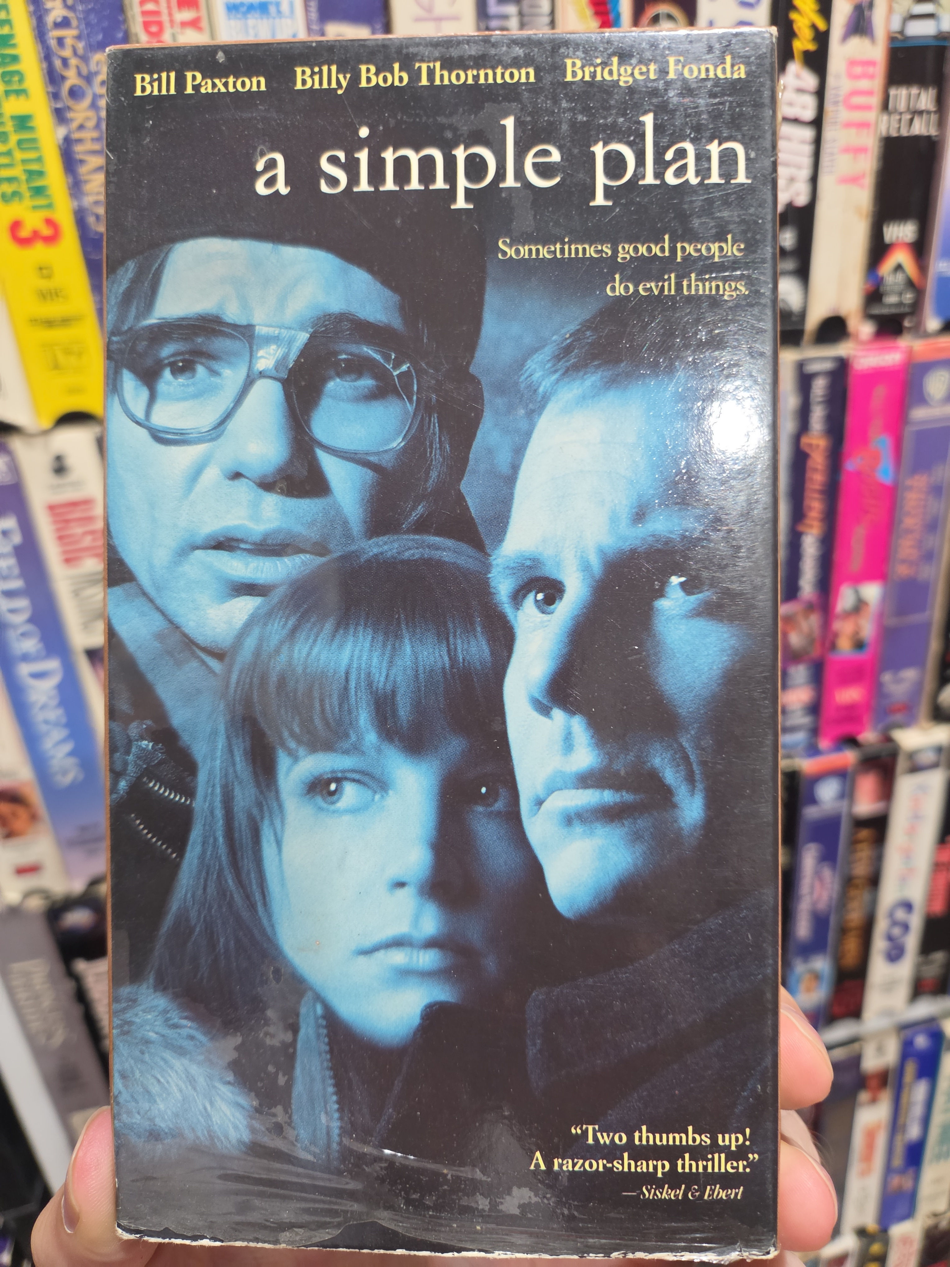 A Simple Plan 1998 VHS Original Release NON RENTAL