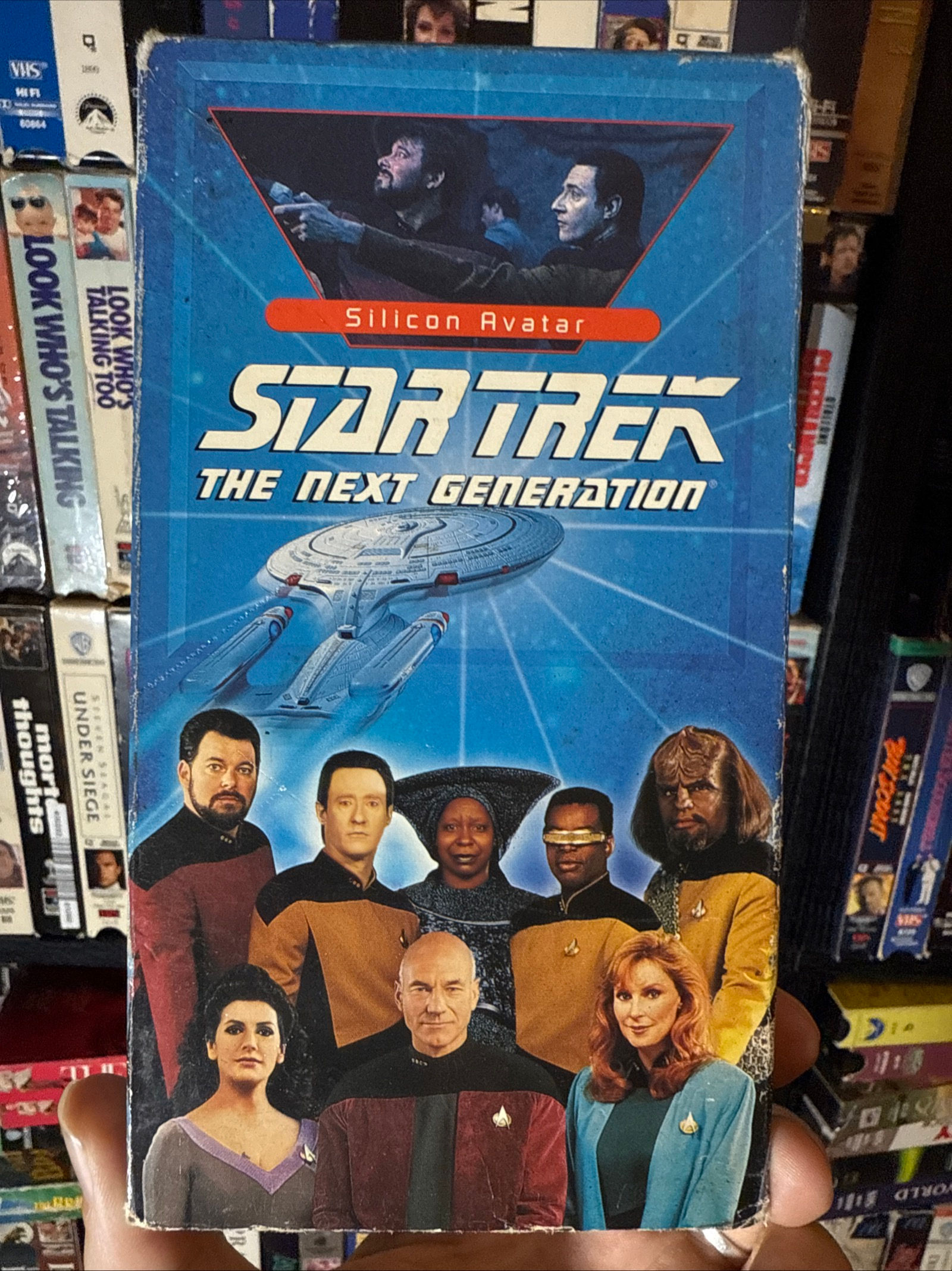 Star Trek The Next Generation Silicon Avatar 1991 VHS