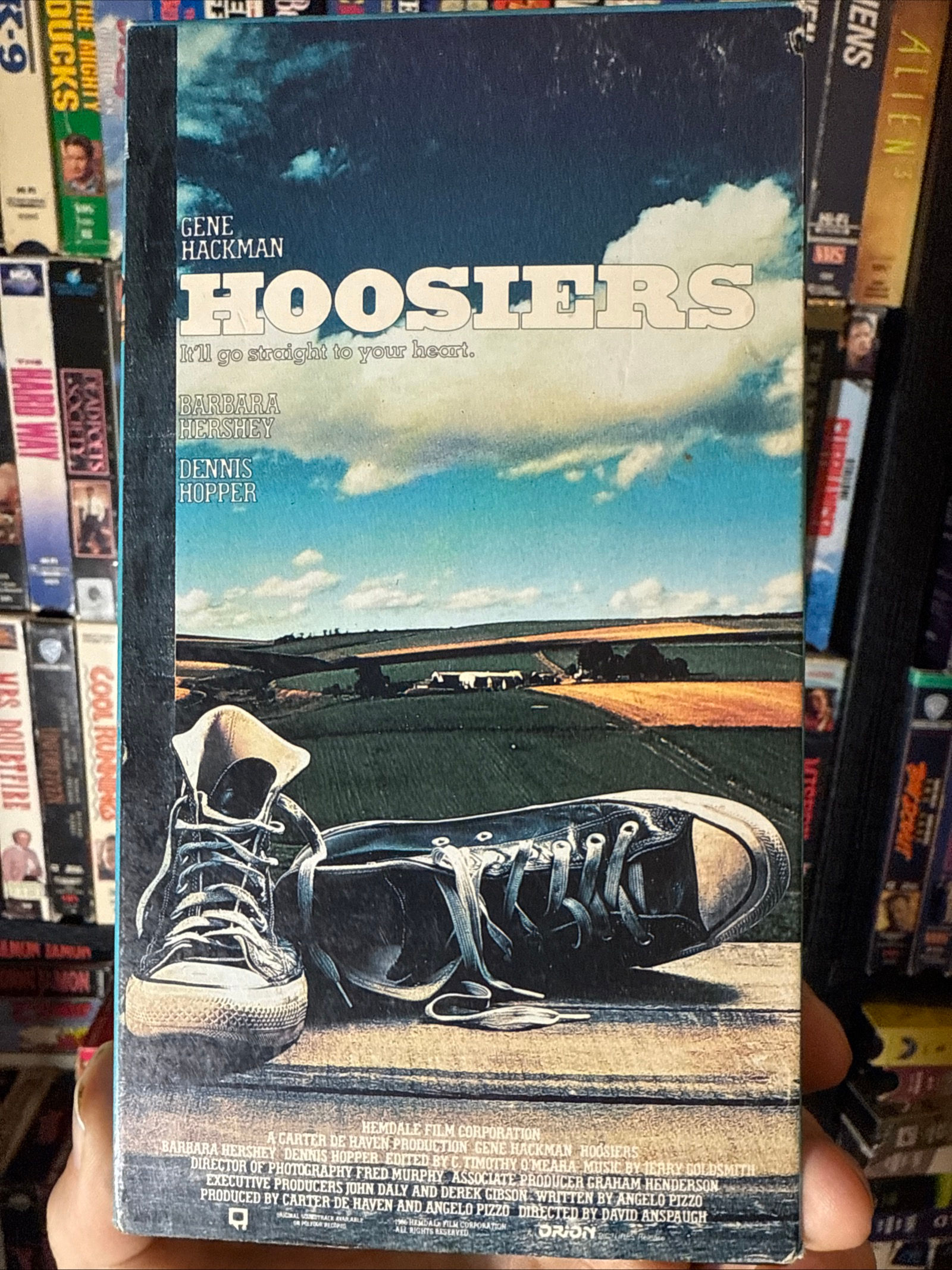 Hoosiers 1986 VHS Original Release