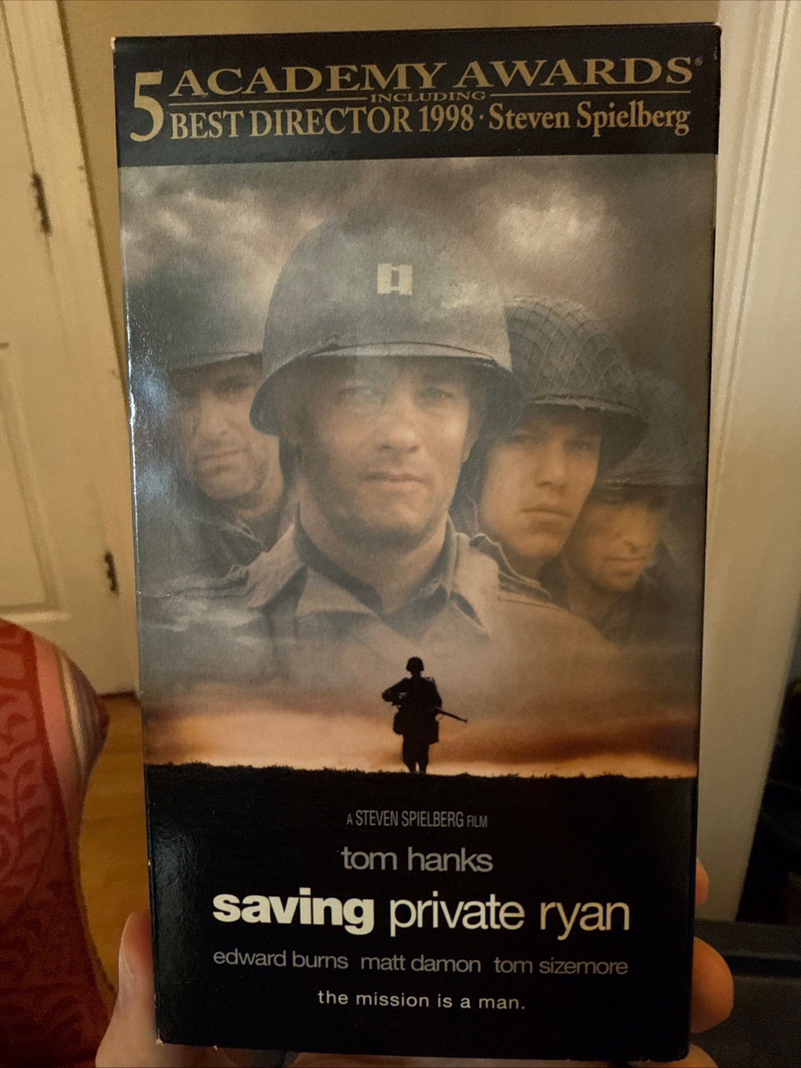 Saving Private Ryan 1998 VHS Original Release Single Tape NON RENTAL