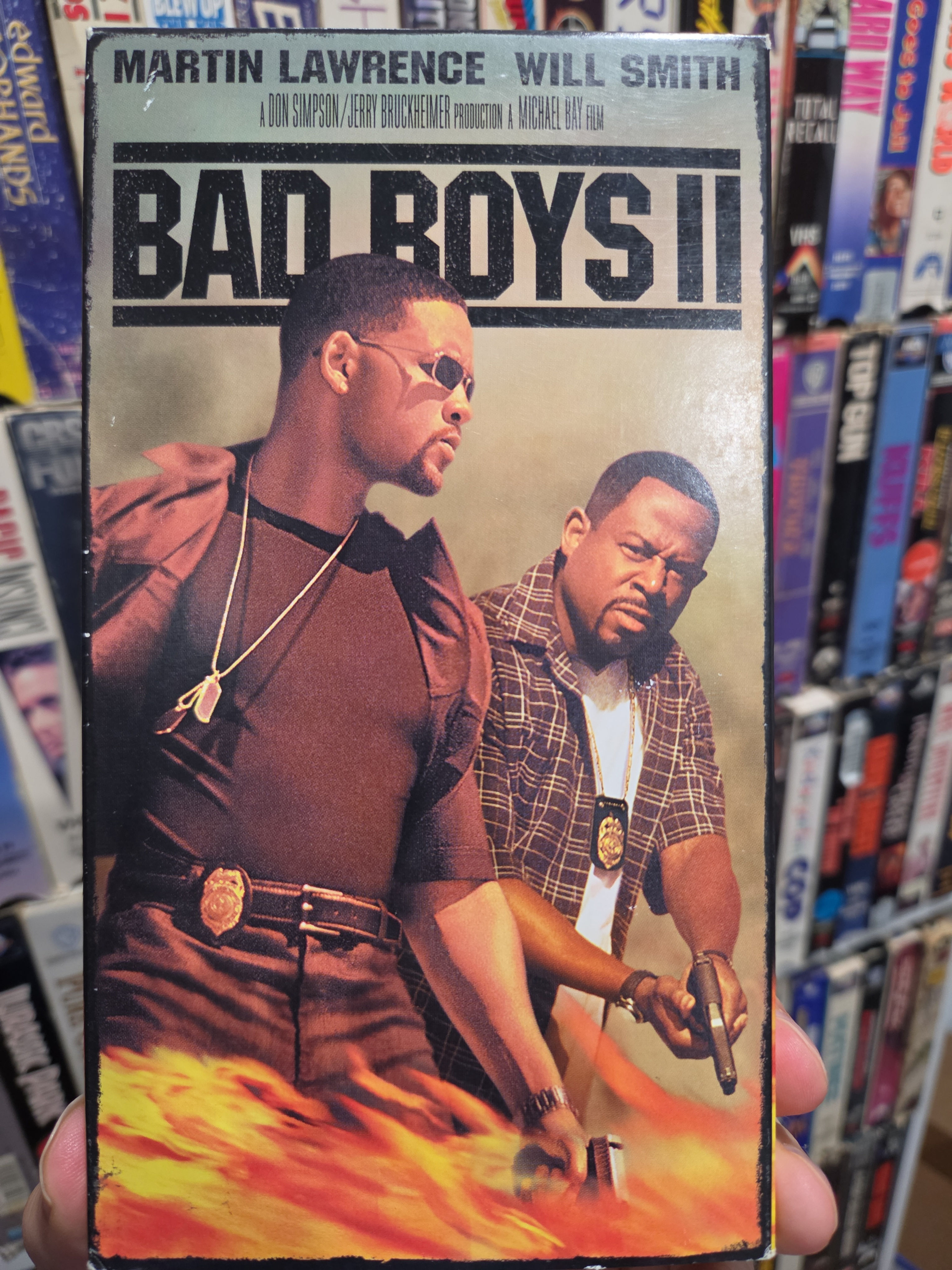 Bad Boys II 2003 VHS Original Release NON RENTAL