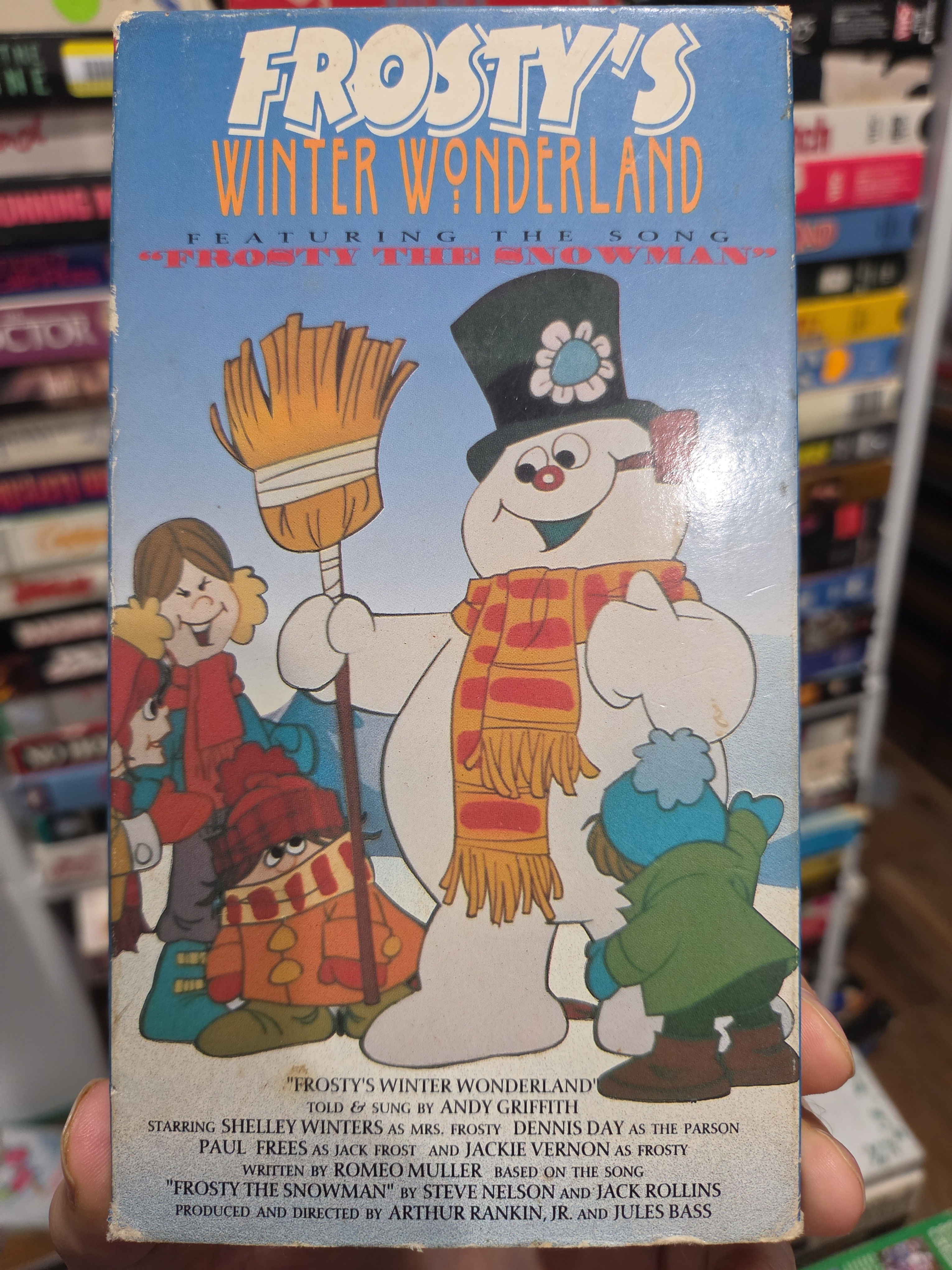 Frosty's Winter Wonderland 1976 VHS NON RENTAL 1992 Release