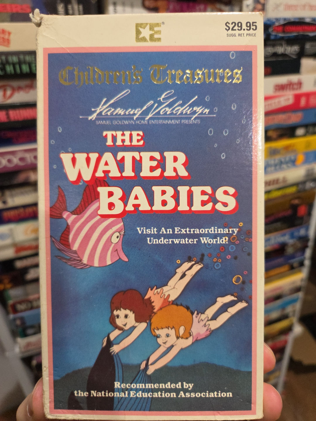 The Water Babies 1978 VHS Original Release NON RENTAL