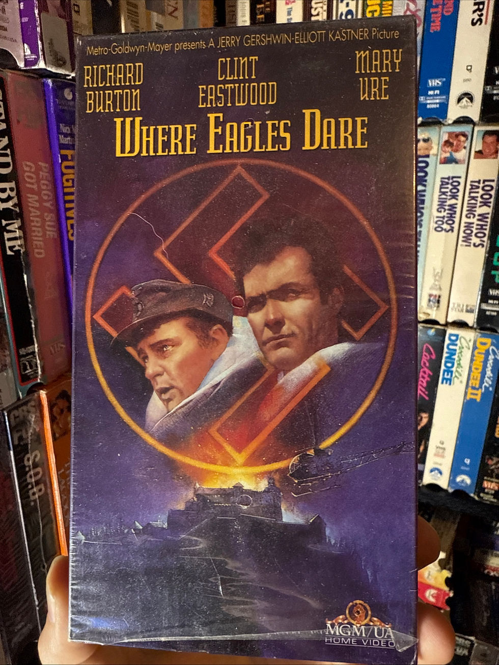 Where Eagles Dare 1968 VHS (1992 Release)