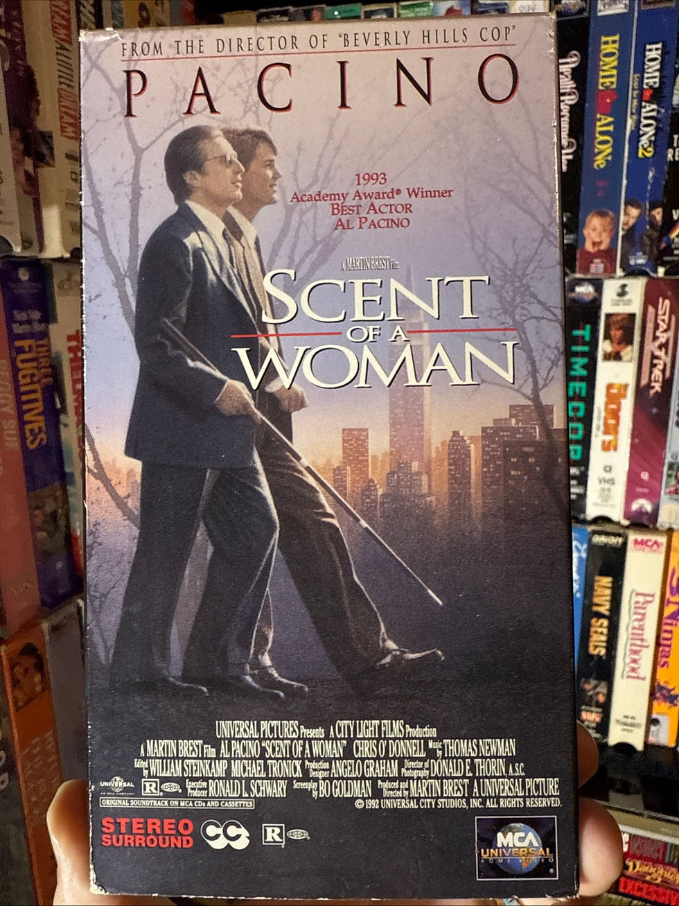 Scent Of A Woman 1992 VHS Original Release NON RENTAL