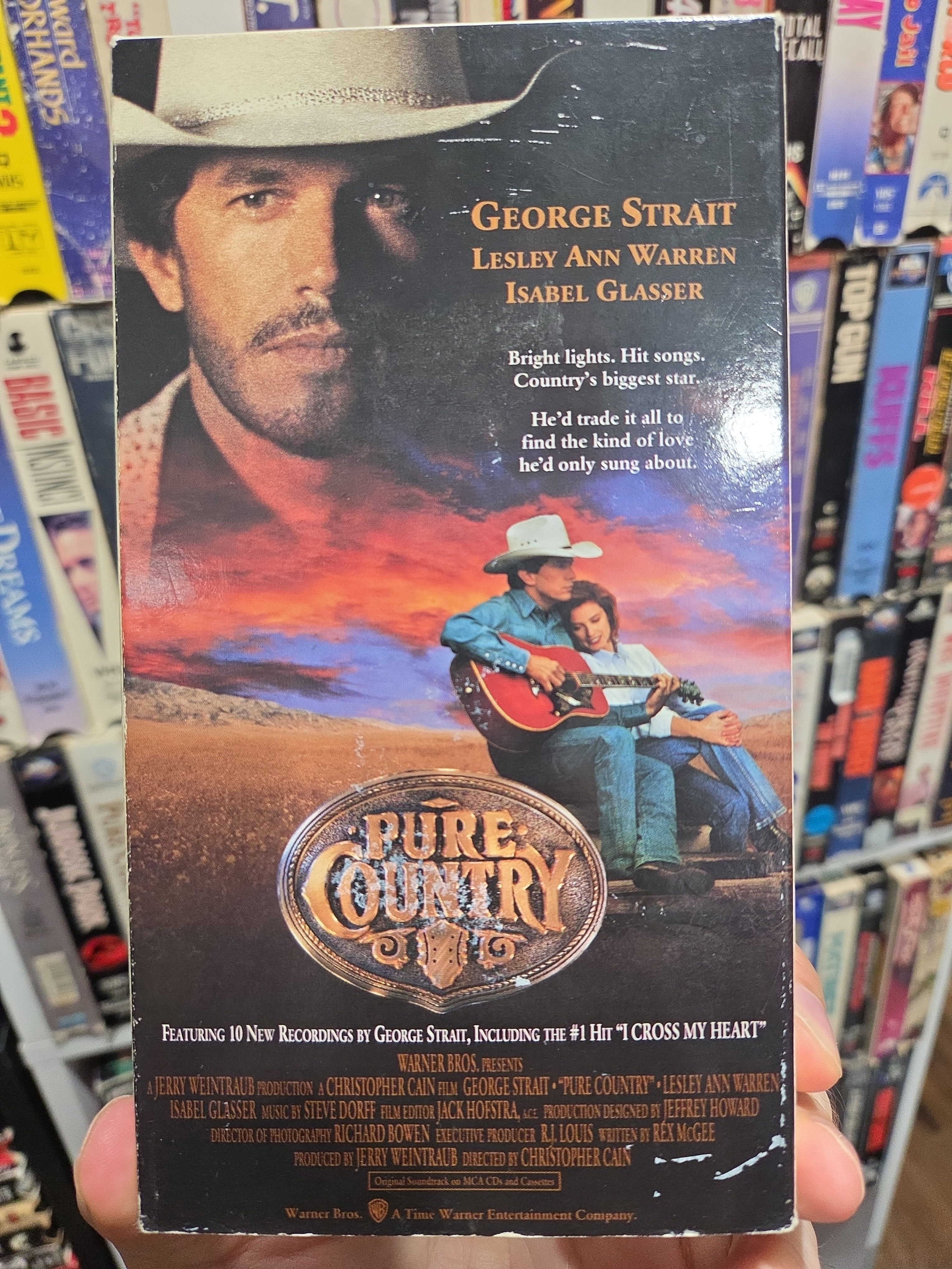 Pure Country 1992 VHS Original Release NON RENTAL