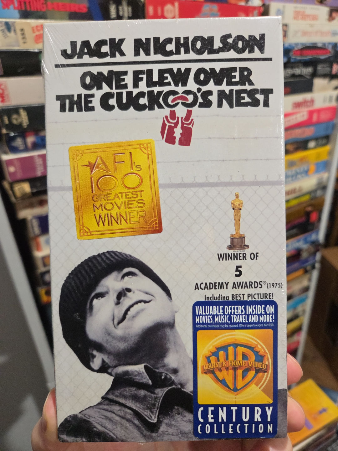 One Flew Over The Cuckoo's Nest 1975 VHS FACTORY SEALED