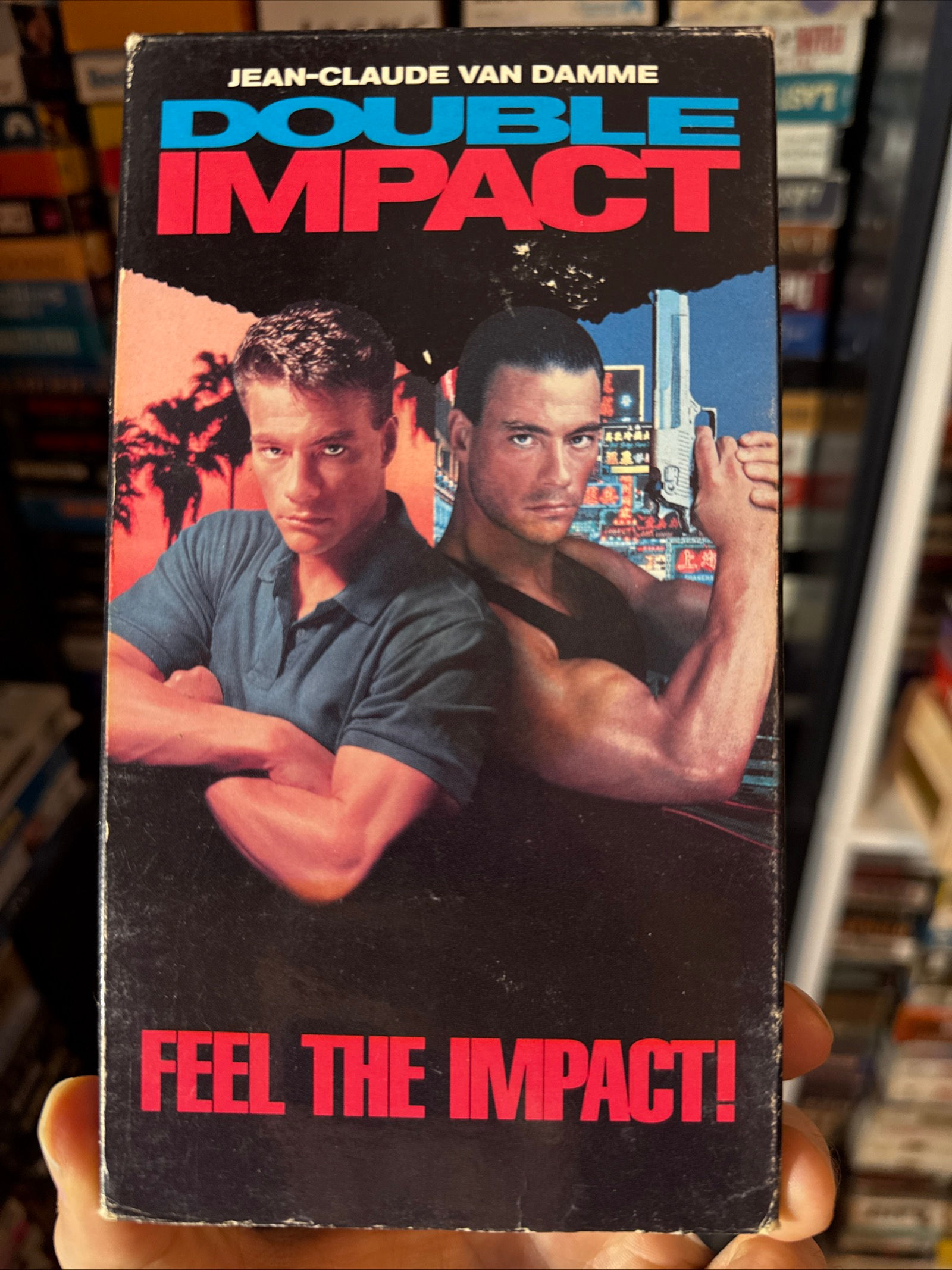 Double Impact 1991 VHS Original Release NON RENTAL