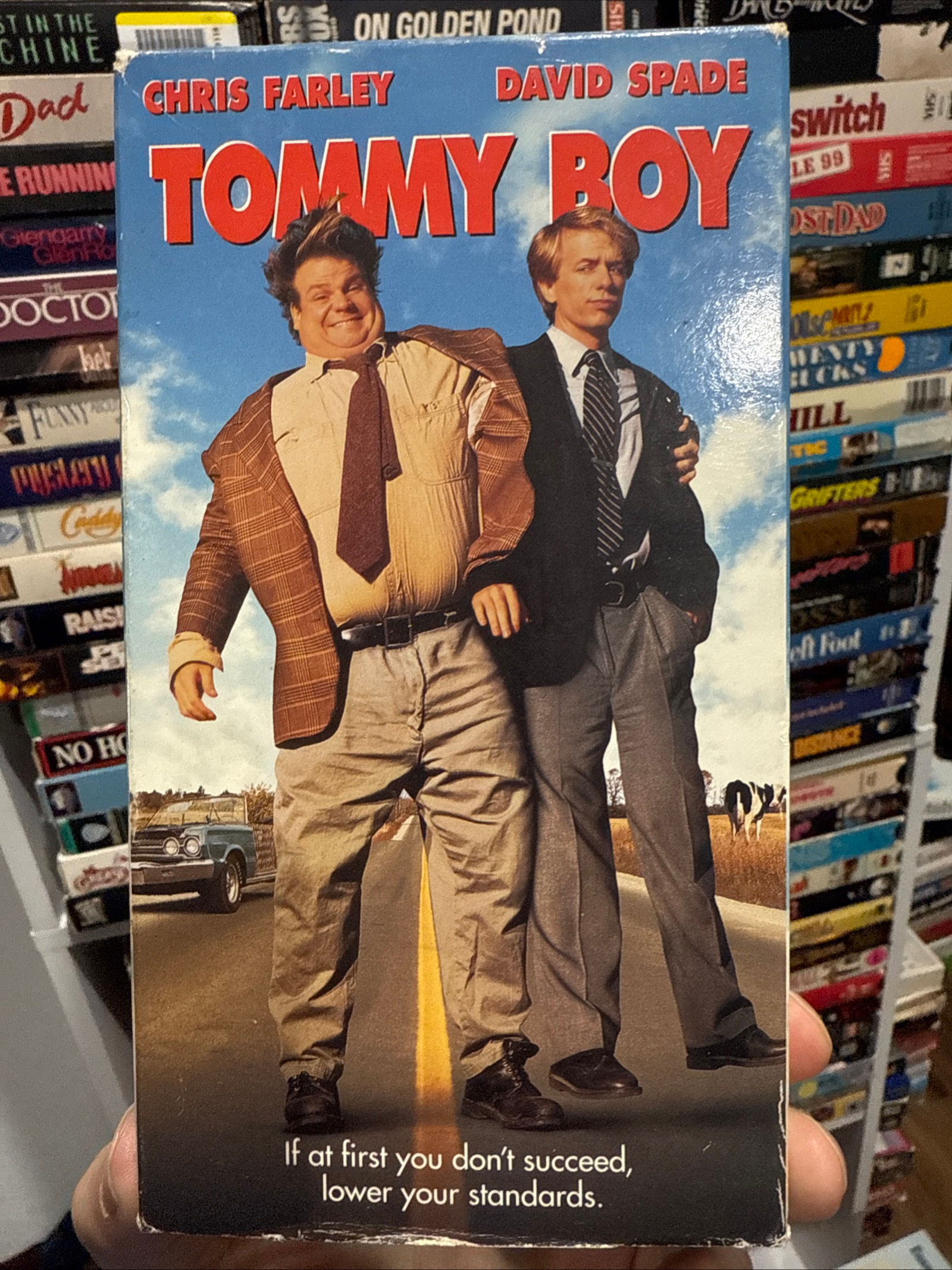 Tommy Boy 1995 VHS Original Release NON RENTAL