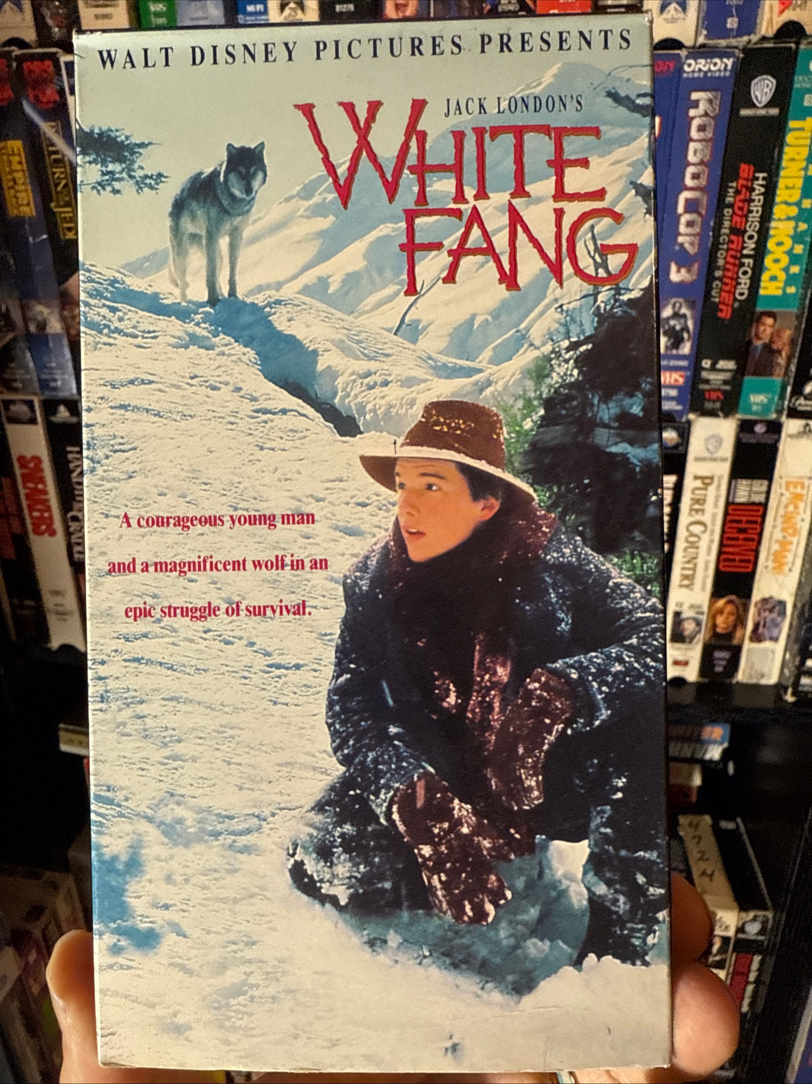 White Fang 1991 VHS Original Release NON RENTAL