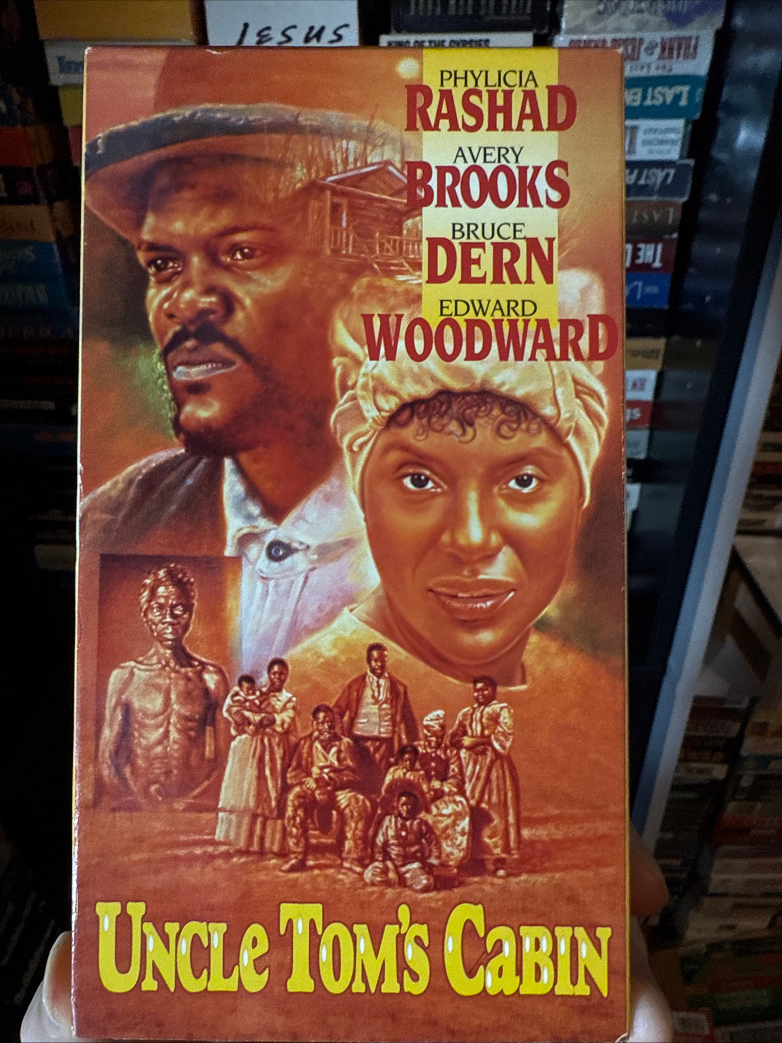 Uncle Tom's Cabin 1987 VHS Original Release NON RENTAL