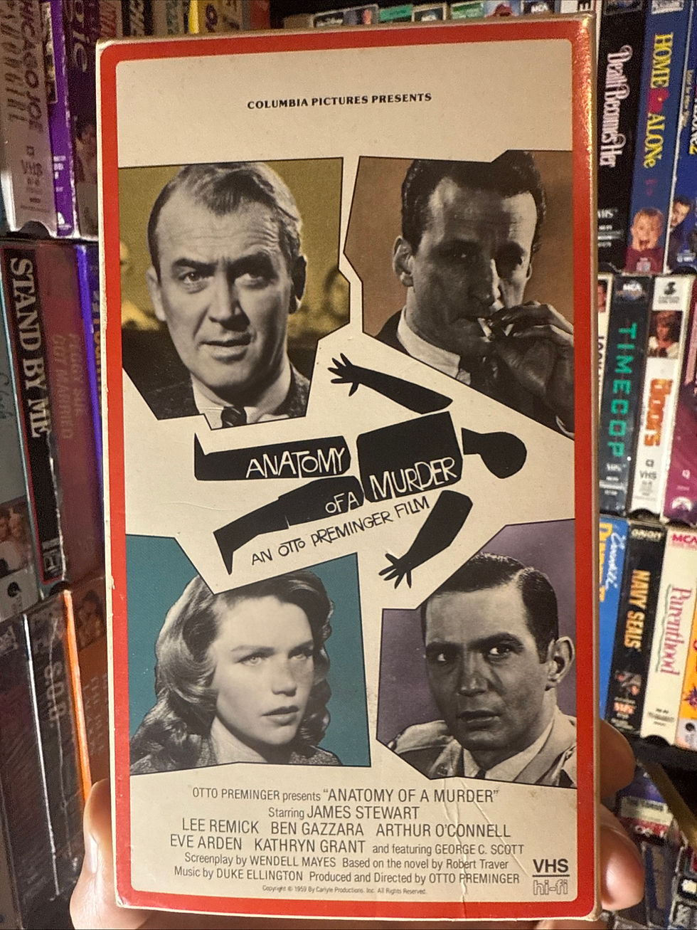 Anatomy Of A Murder 1959 VHS NON RENTAL