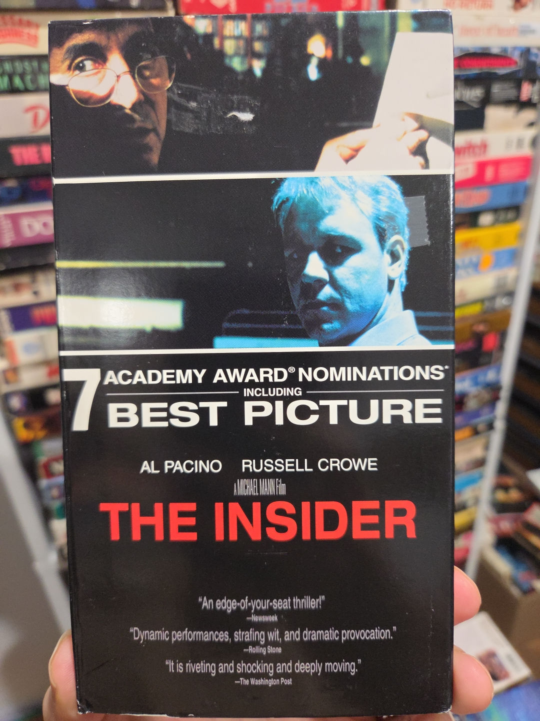 The Insider 1999 VHS Original Release Widescreen
