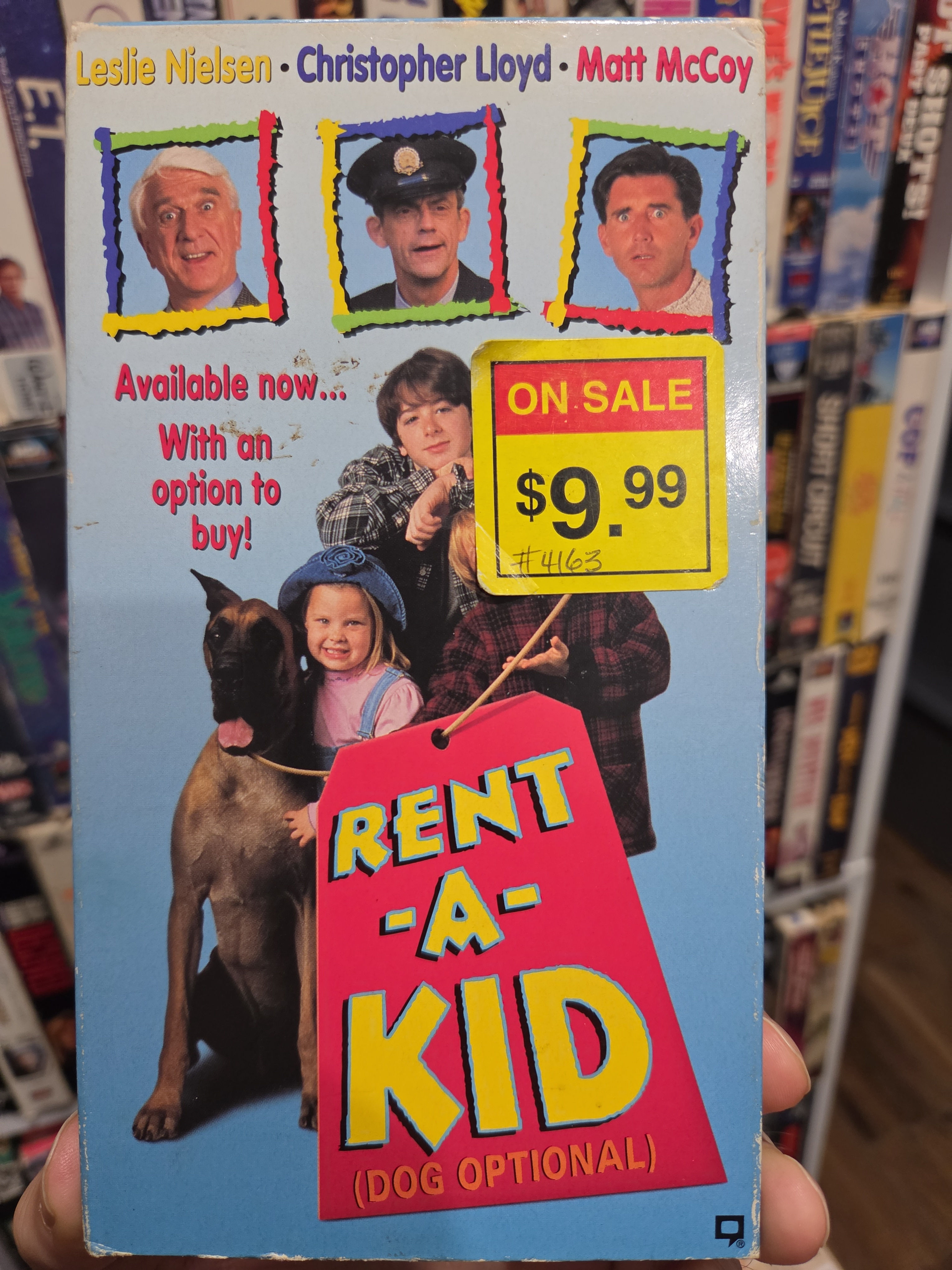Rent-A-Kid 1995 VHS Original Release NON RENTAL
