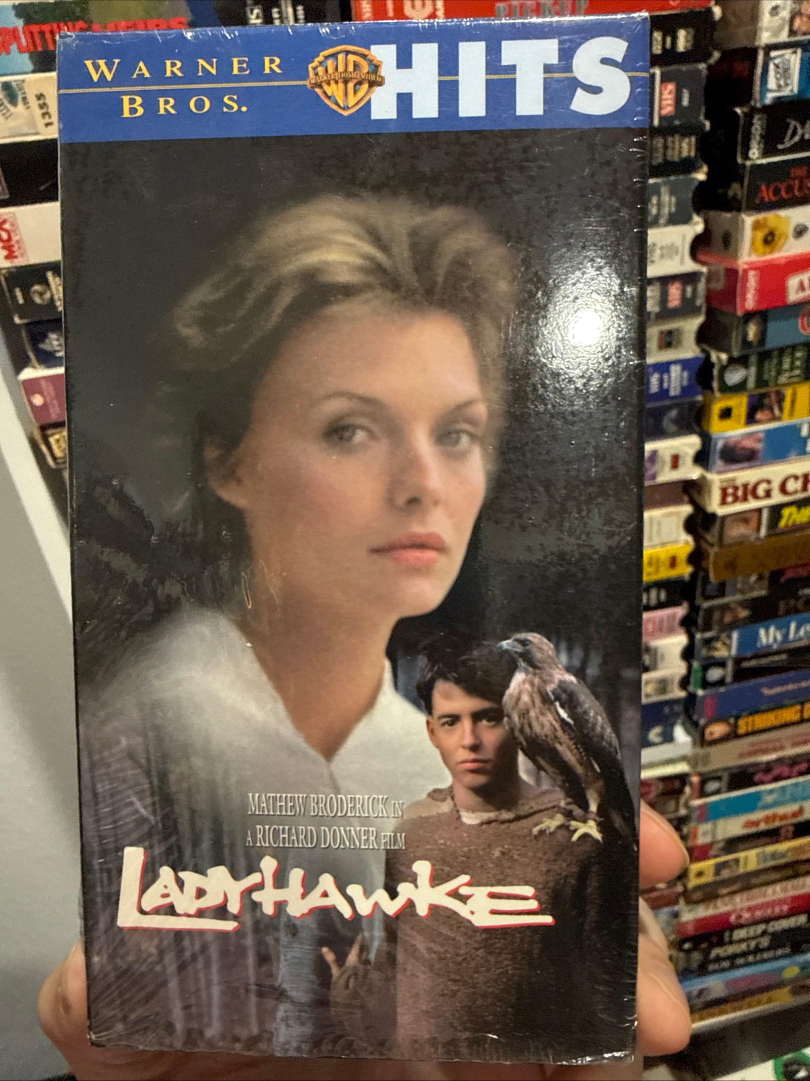 Ladyhawke 1985 VHS Warner Bros Hits NON RENTAL