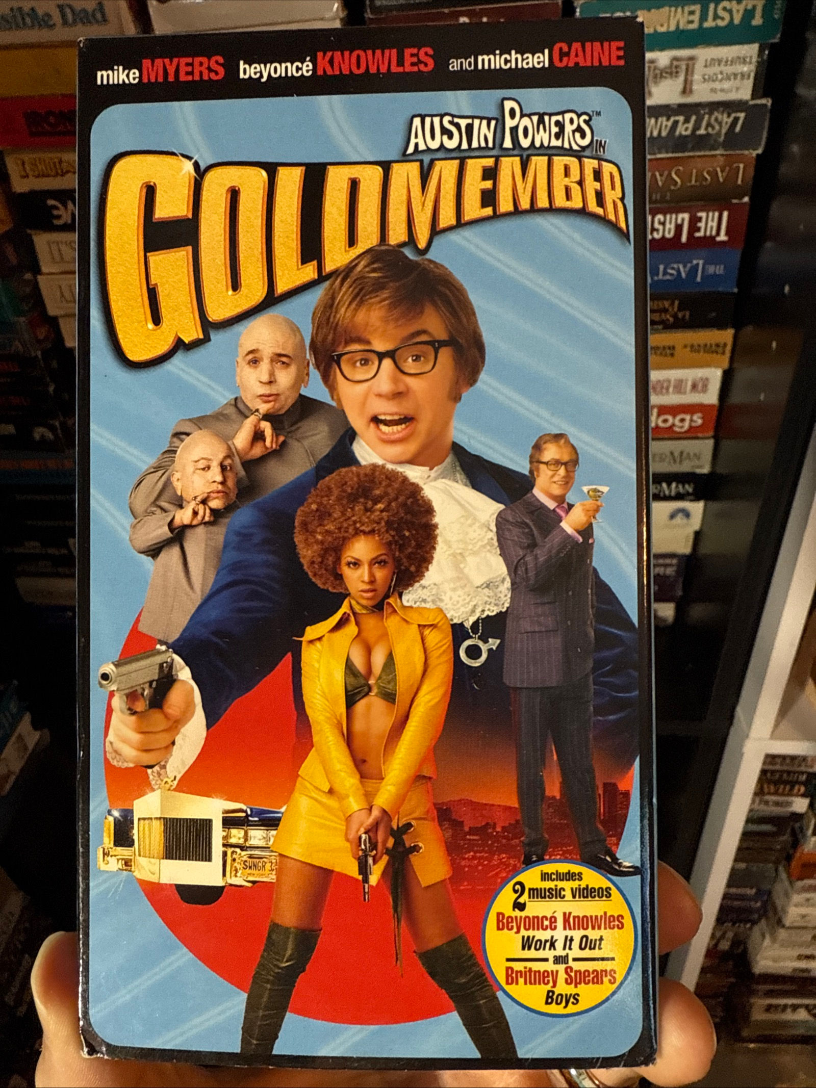 Austin Powers In Goldmember 2002 VHS Original Release W/Insert NON RENTAL