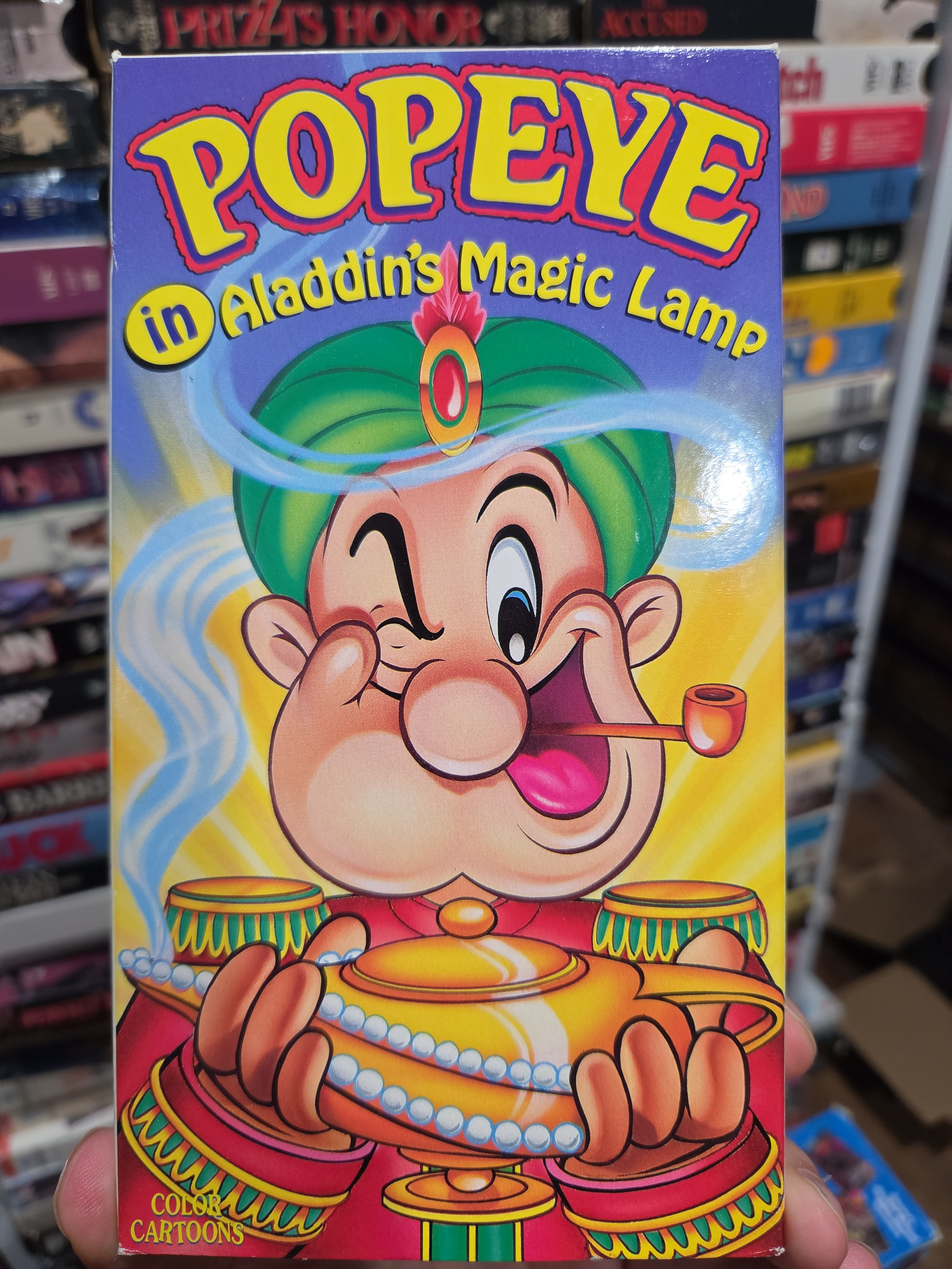 Popeye In Aladdin's Magic Lamp 1991 VHS Original Release NON RENTAL