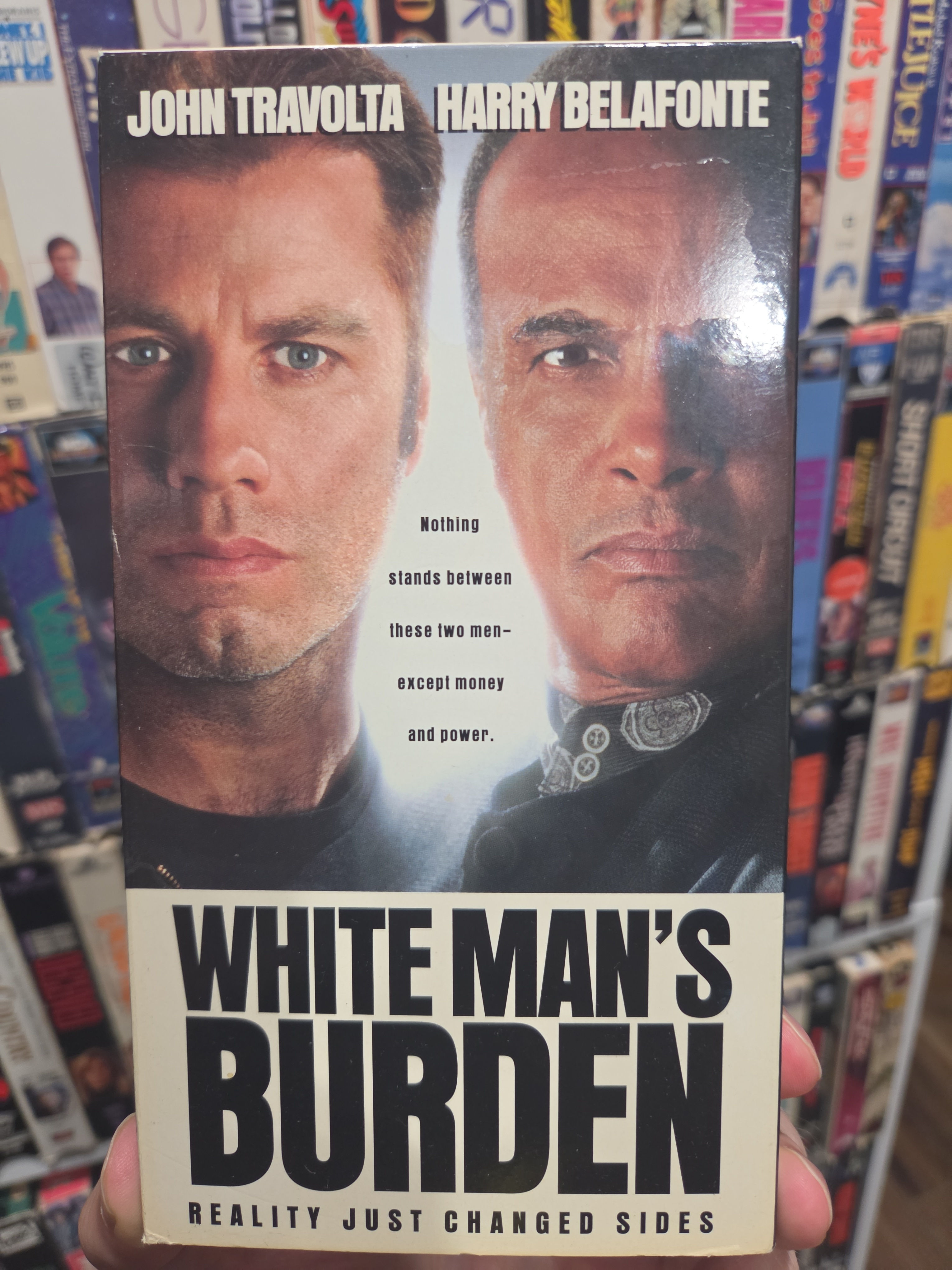 White Man's Burden 1995 VHS NON RENTAL