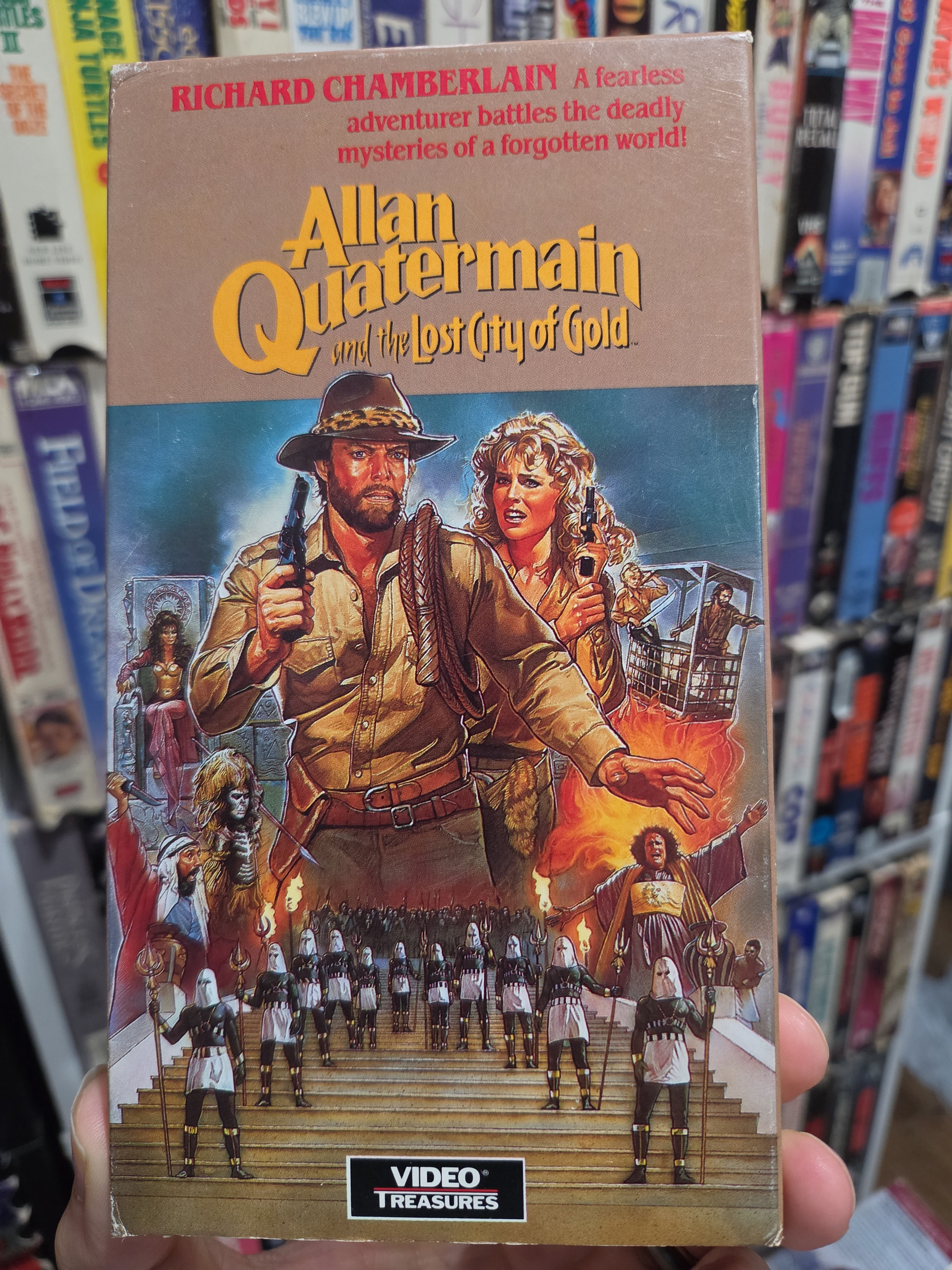 Allan Quatermain And The Lost City Of Gold 1987 VHS NON RENTAL