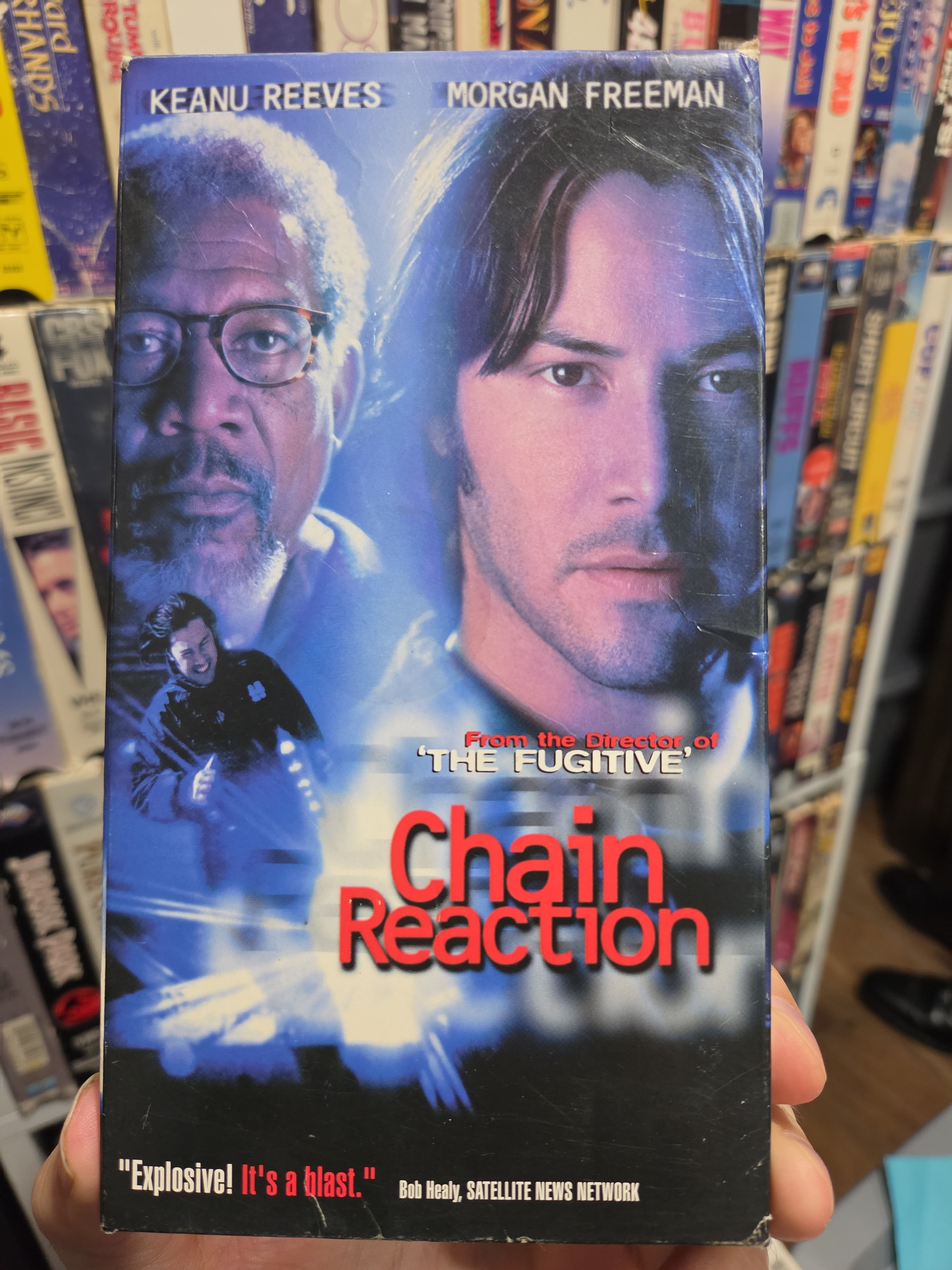 Chain Reaction 1996 VHS Original Release