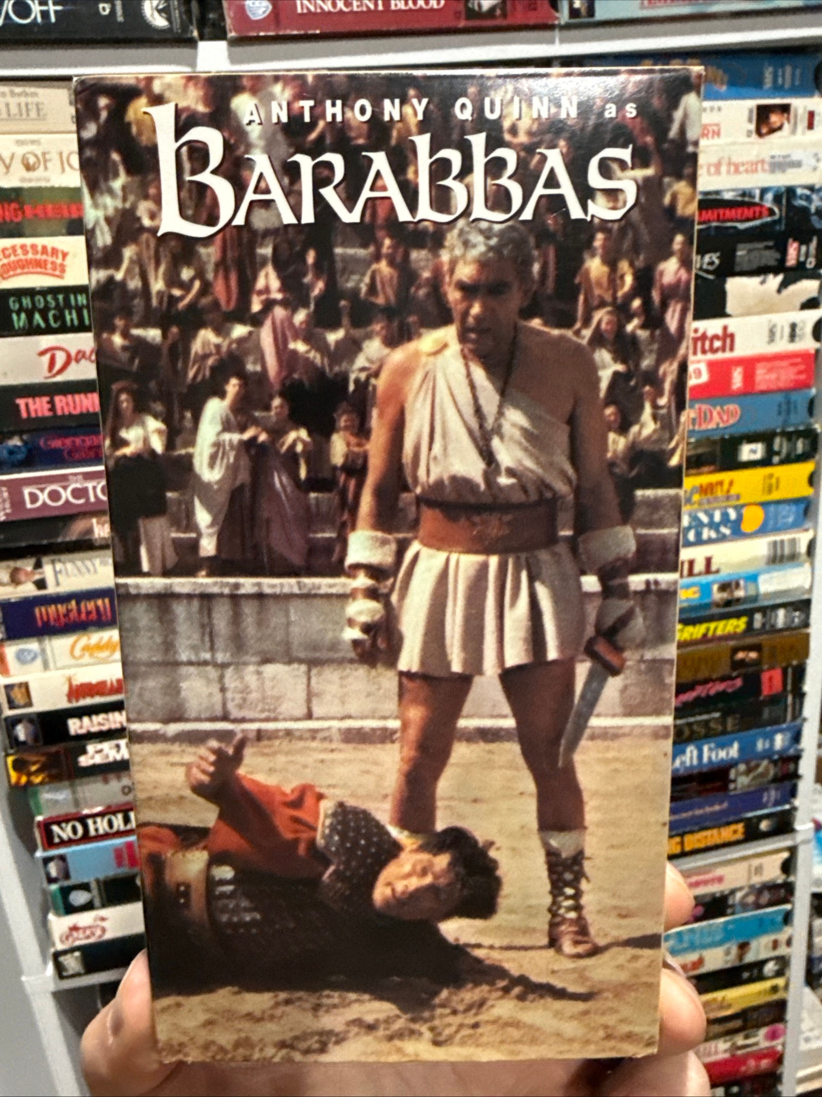 Barabbas 1961 VHS NON RENTAL