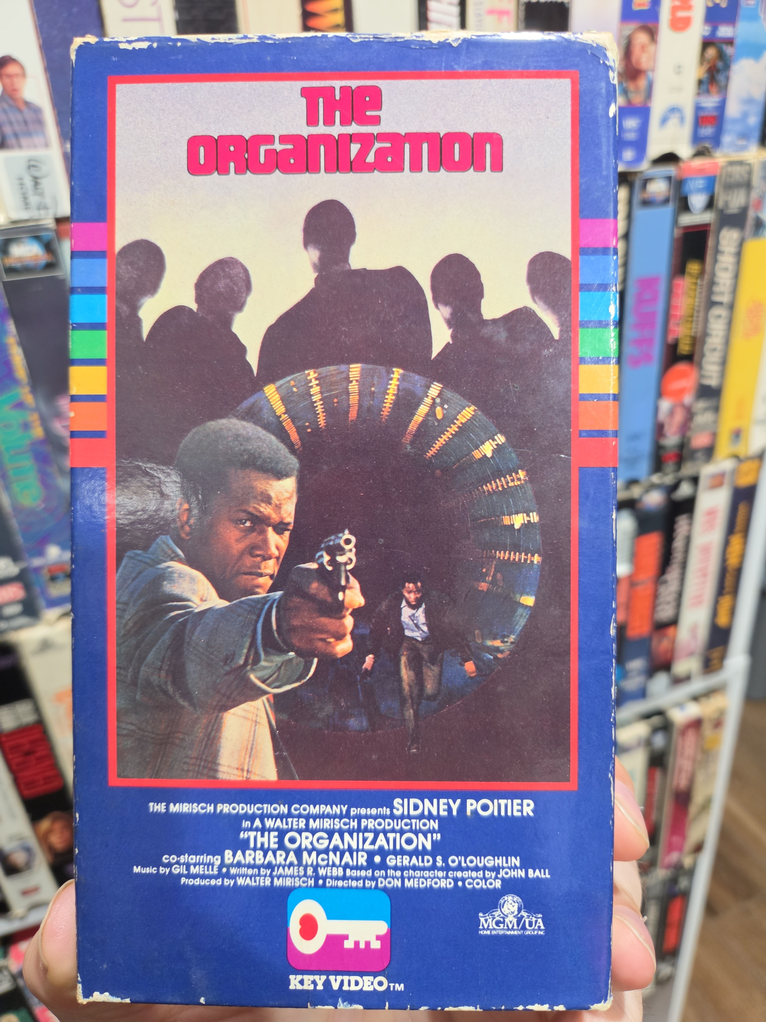 The Organization 1971 VHS NON RENTAL 1984 Key Video Release