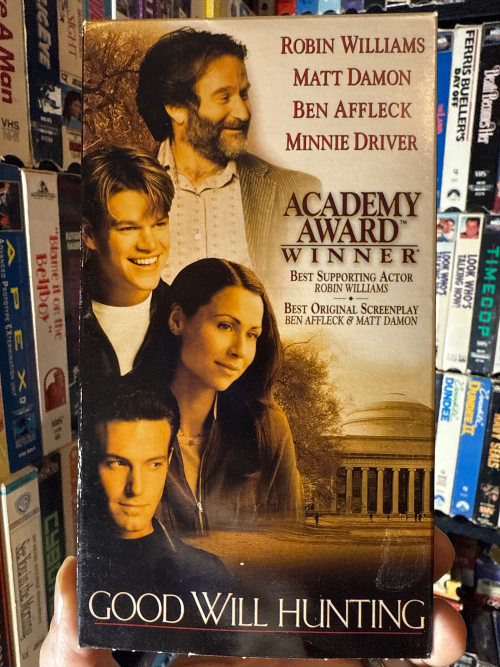 Good Will Hunting 1997 VHS Original Release NON RENTAL