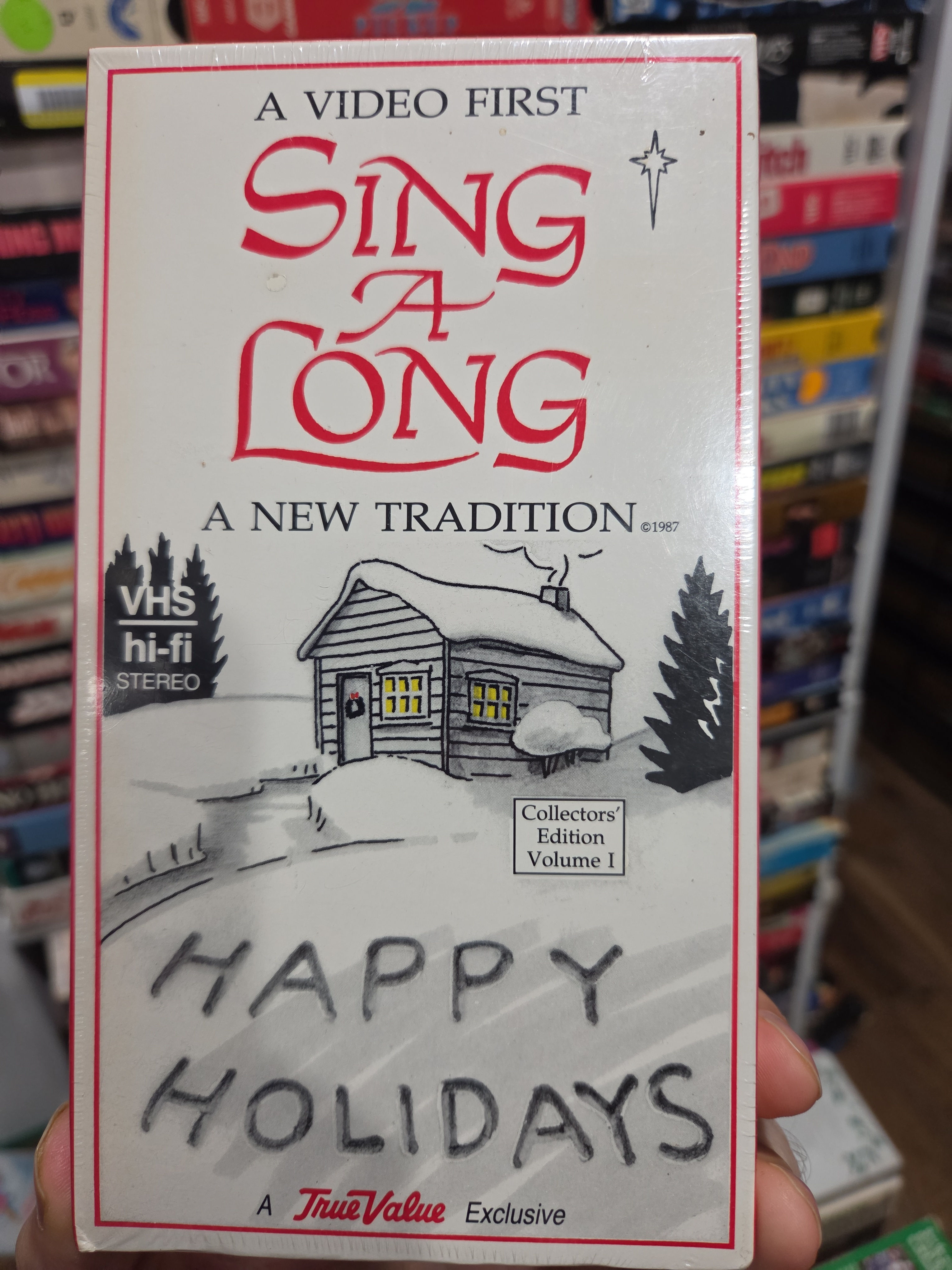 True Value Happy Holidays Sing Along 1987 VHS FACTORY SEALED