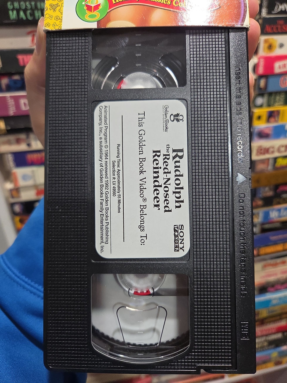 Thumbnail: Rudolph The Red Nosed Reindeer 1964 VHS Golden Books NON RENTAL