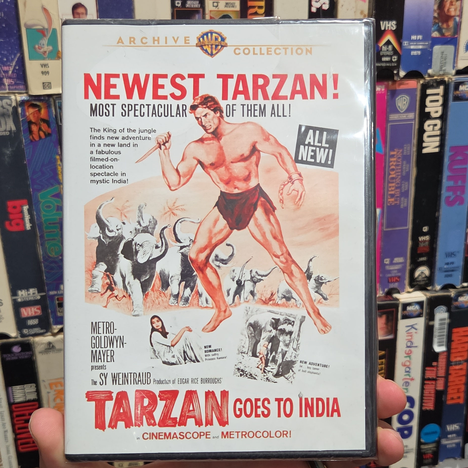 Tarzan Goes To India 1962 DVD OOP WB Archive MOD FACTORY SEALED