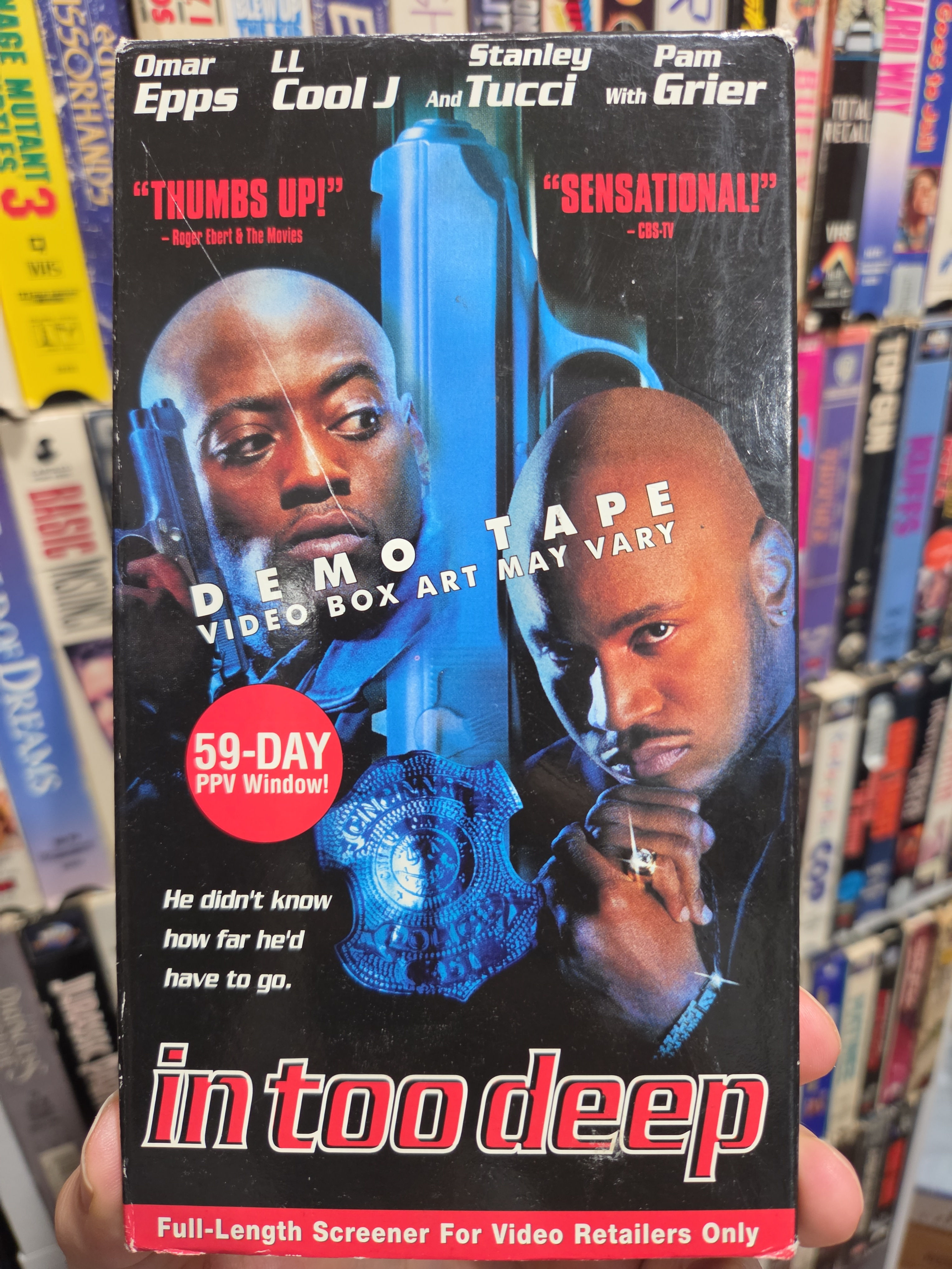 In Too Deep 1999 VHS Promotional Screener