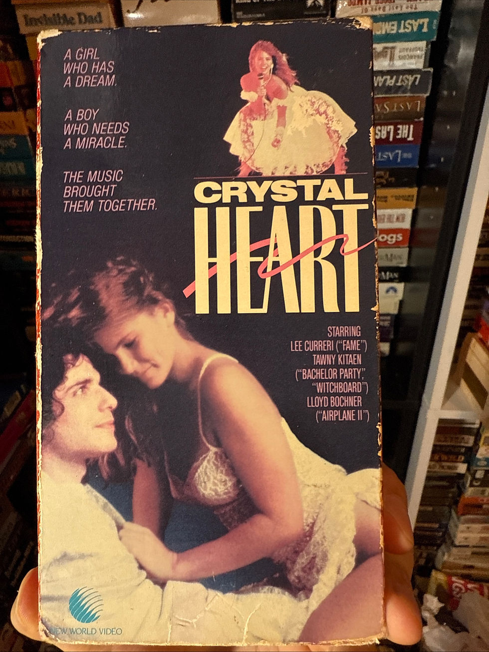 Crystal Heart 1986 VHS Extremely Rare Original Release New World