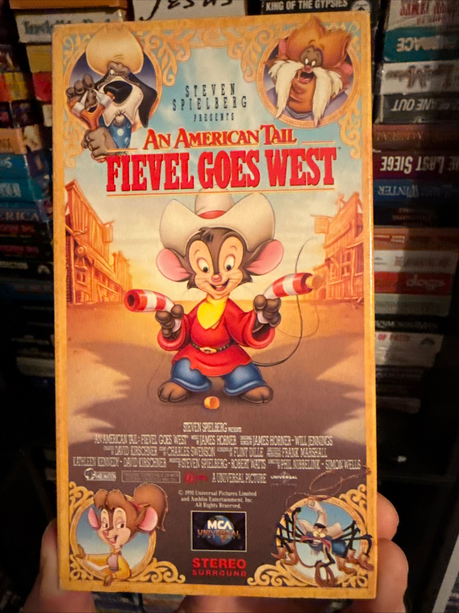 An American Tail: Fievel Goes West 1991 VHS Original Release NON RENTAL