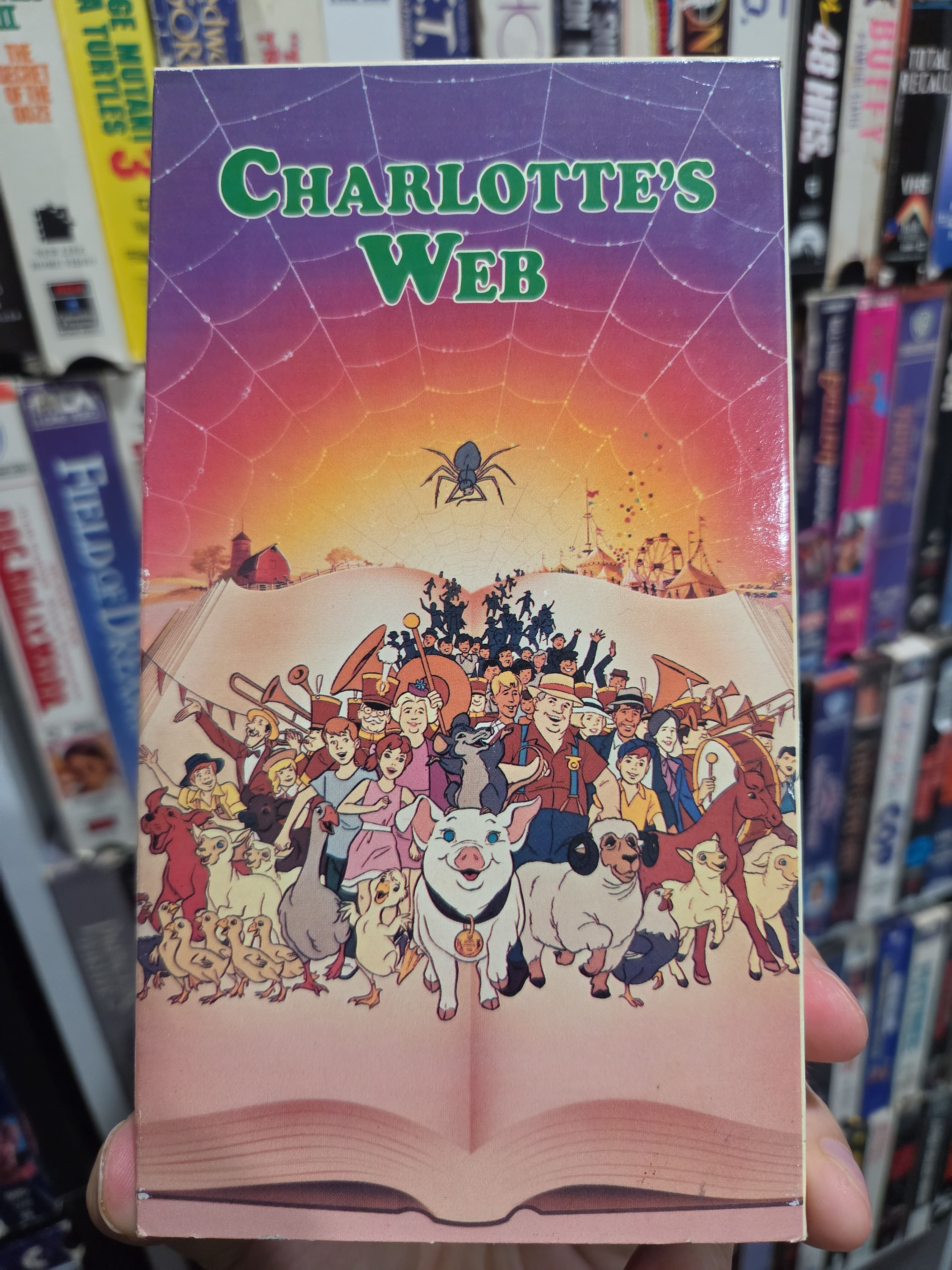 Charlotte's Web 1973 VHS NON RENTAL 1993 McDonald's Release