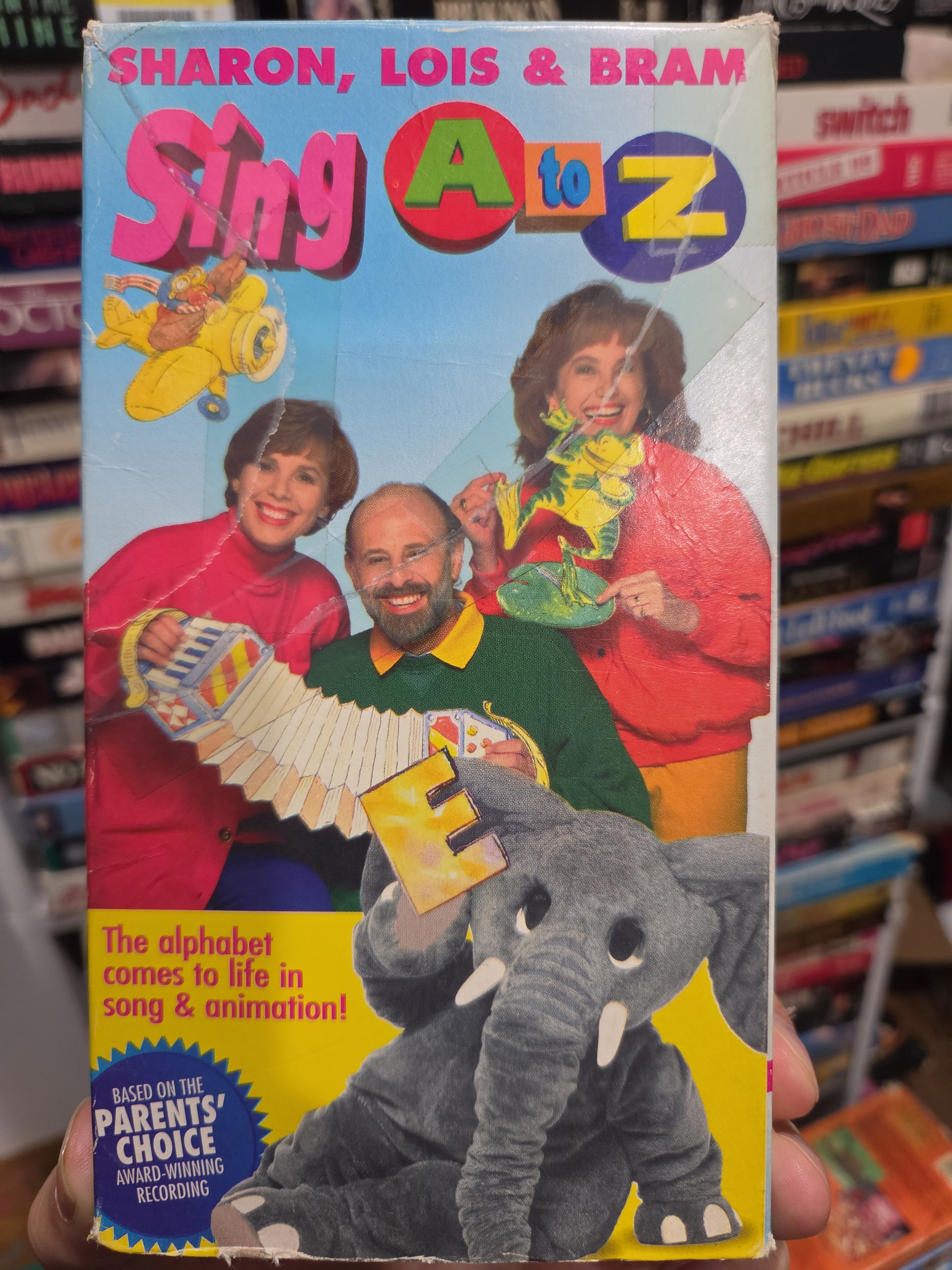 Sing A To Z Sharon Lois & Bram 1994 VHS Original Release NON RENTAL