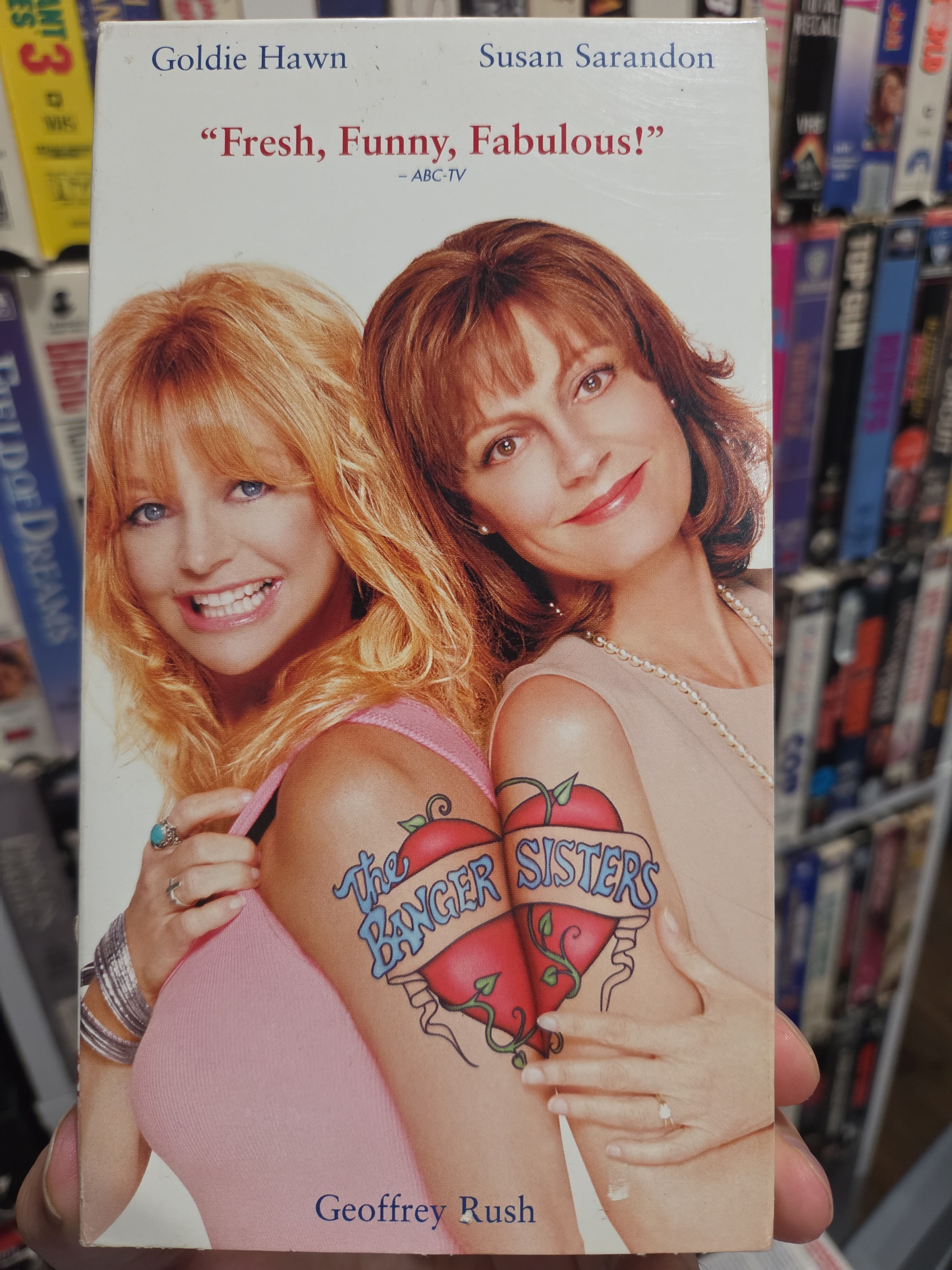 The Banger Sisters 2002 VHS Original Release White Tape