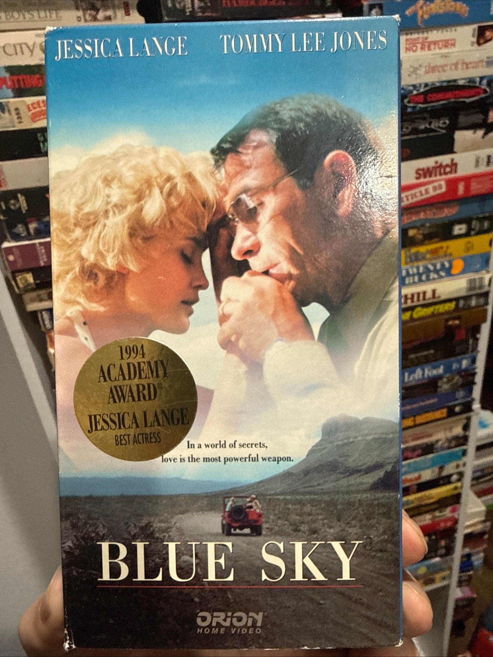 Blue Sky 1994 VHS Original Release NON RENTAL