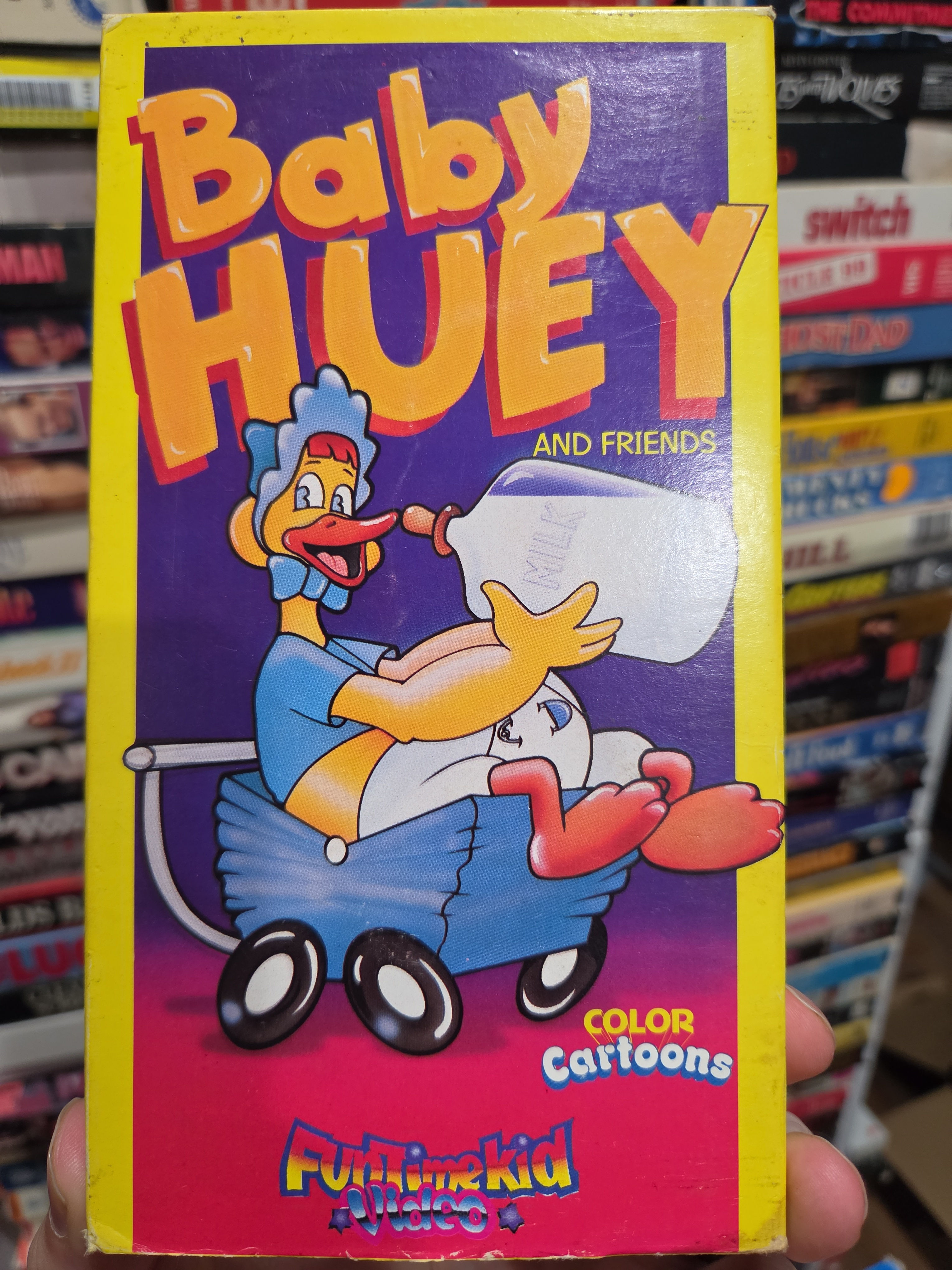 Baby Huey And Friends 1991 VHS Cartoons Original Release NON RENTAL