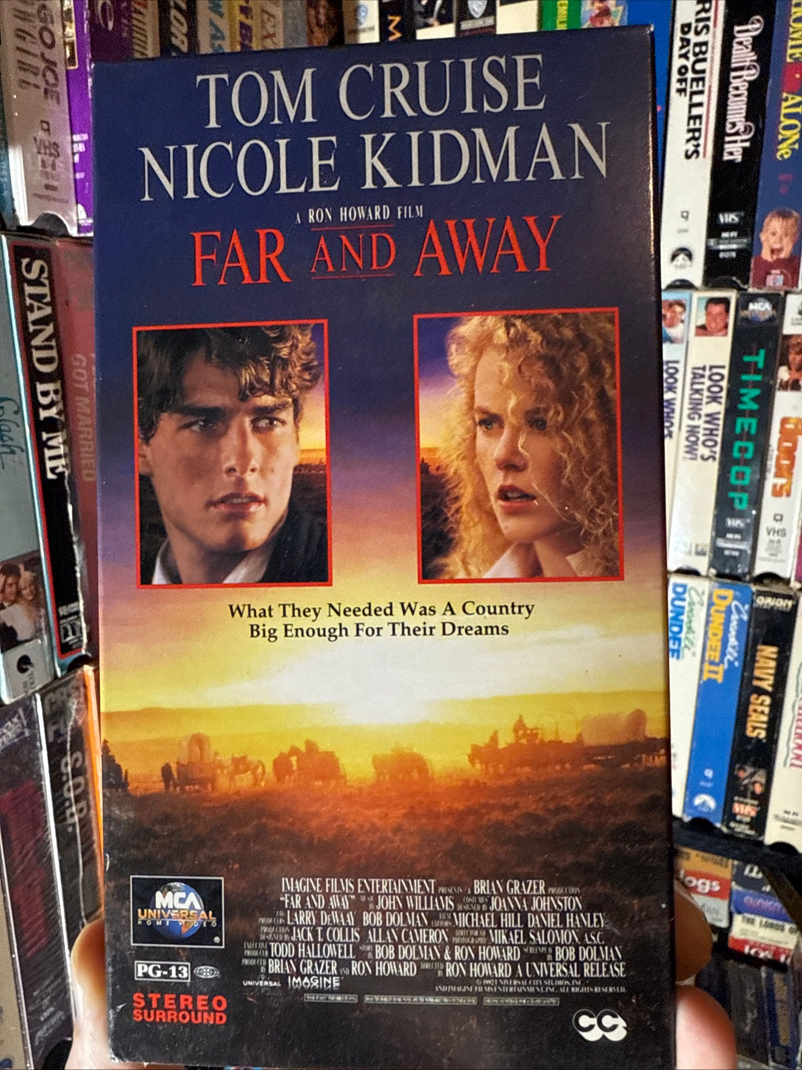 Far And Away 1992 VHS Original Release NON RENTAL