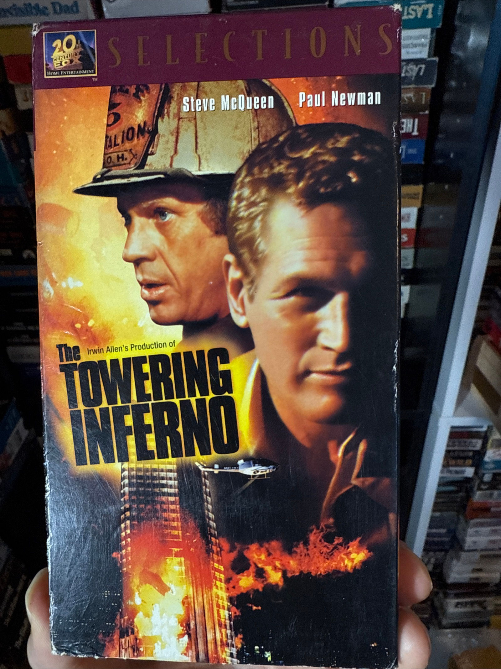 The Towering Inferno 1974 VHS NON RENTAL