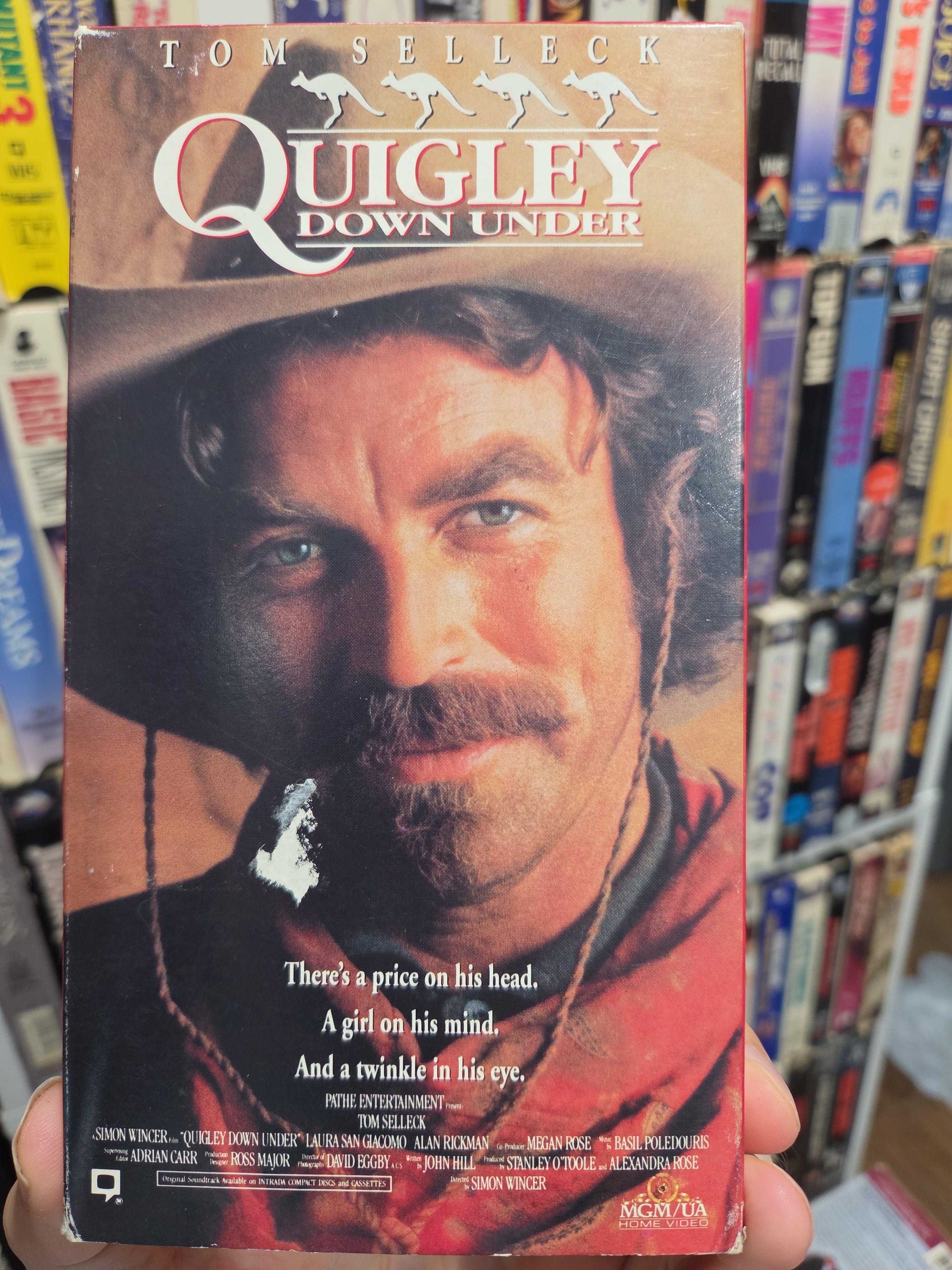 Quigley Down Under 1990 VHS Original Release